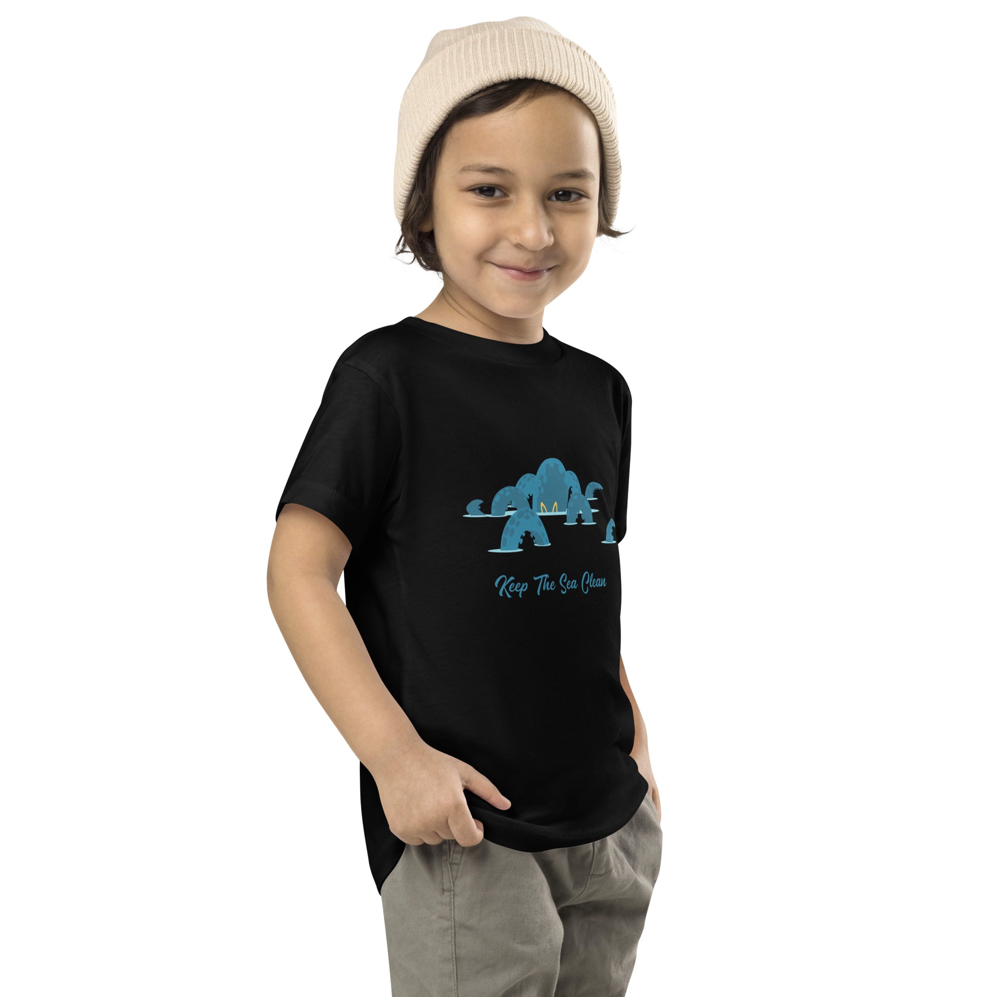 Toddler T-shirt Octopus Blue