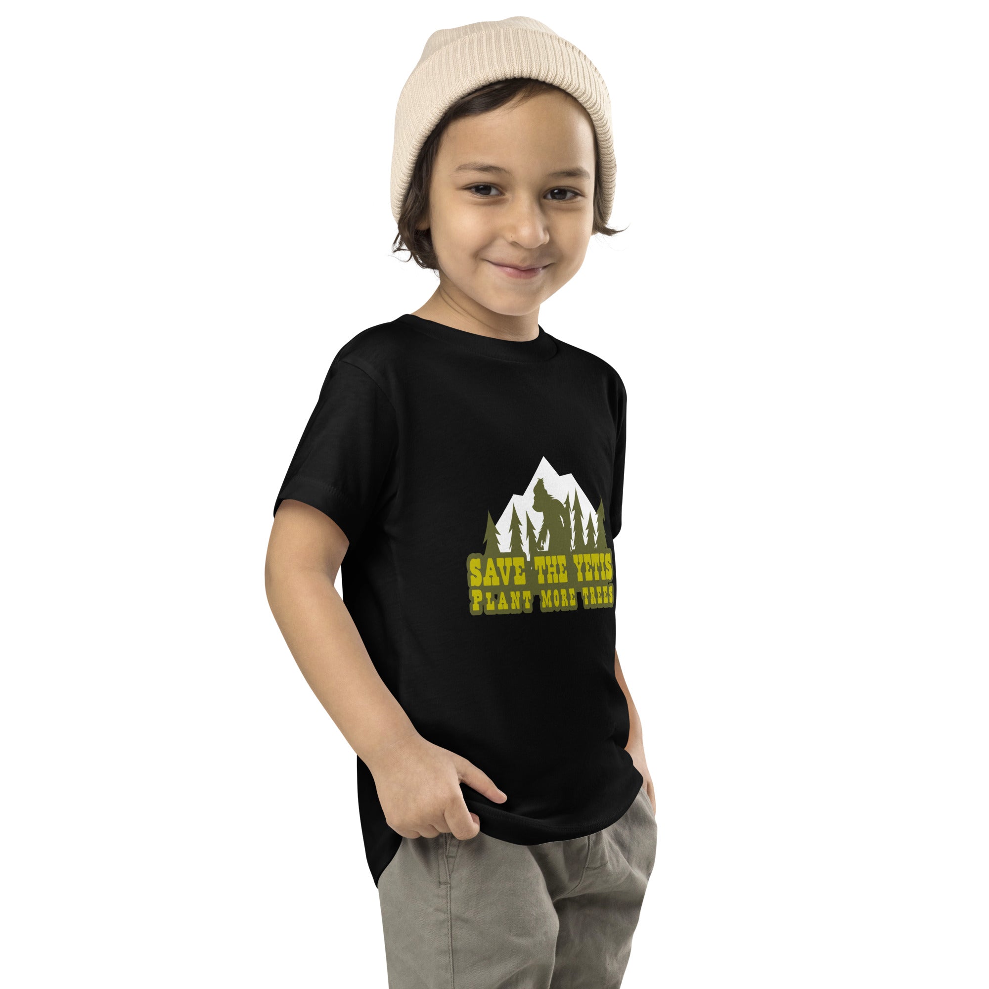 T-shirt pour enfant en bas âge Save the Yetis Plant more Trees