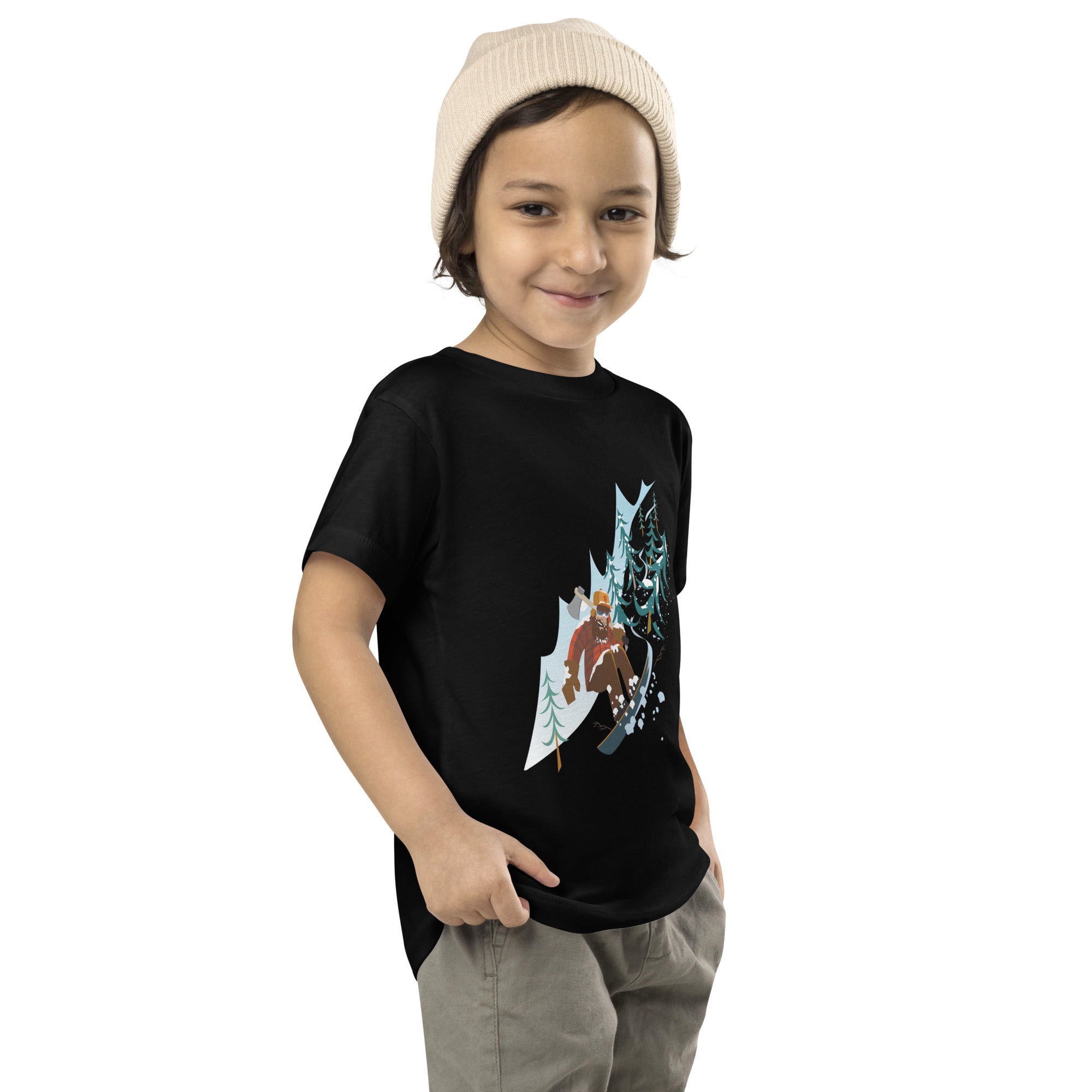 Toddler T-shirt Timberman snowboarder