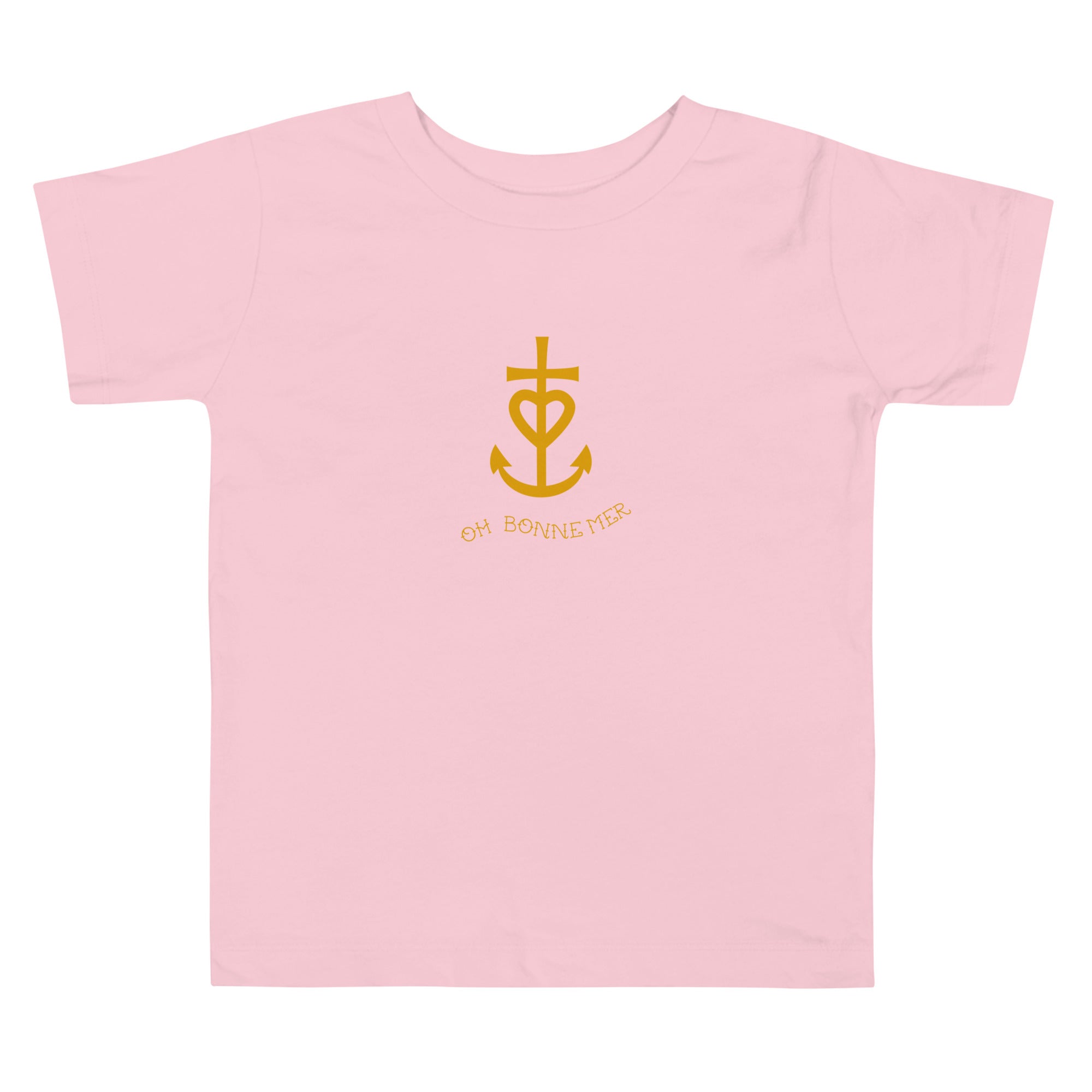 T-shirt pour enfant en bas âge Croix de Camargue dorée