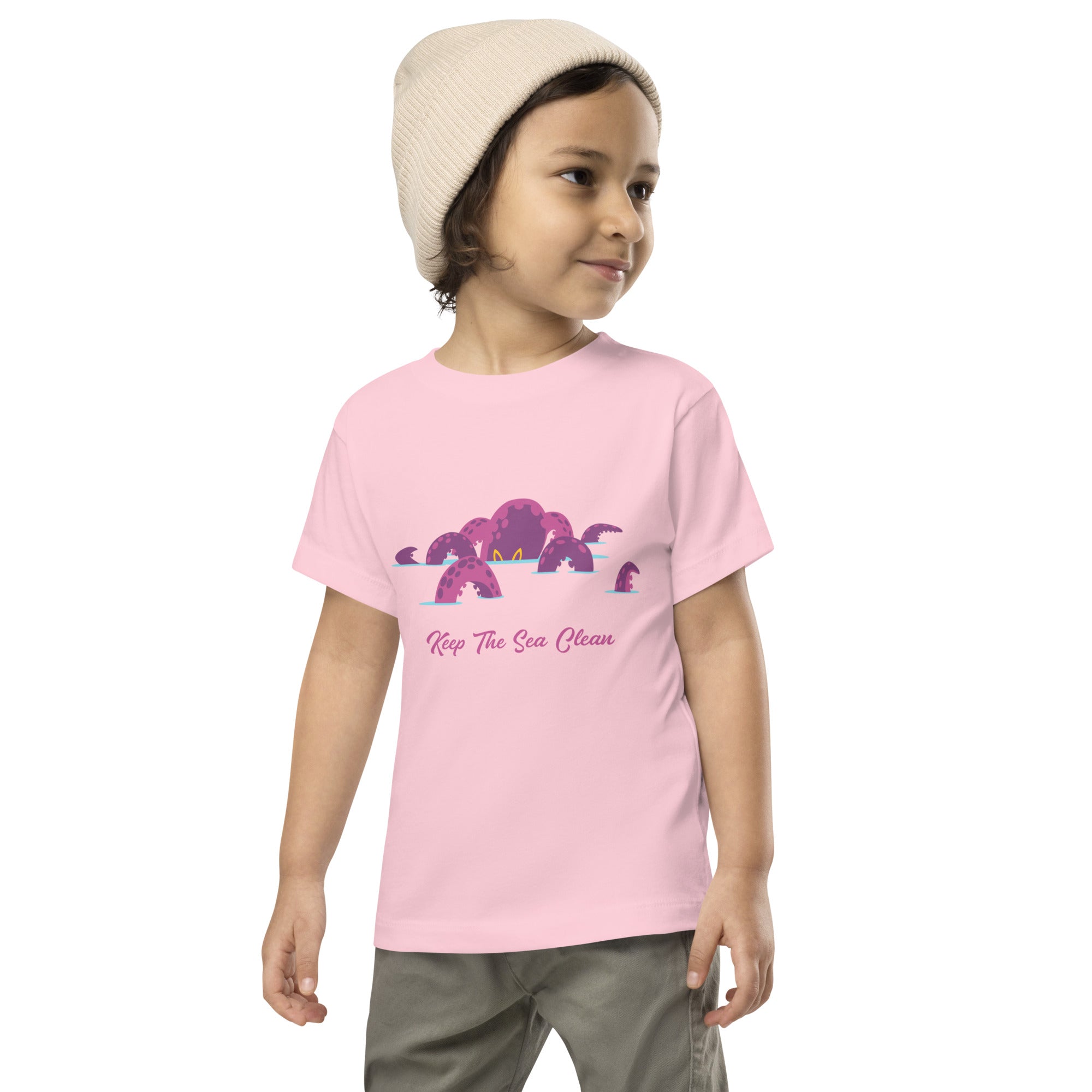 Toddler T-shirt Octopus Purple