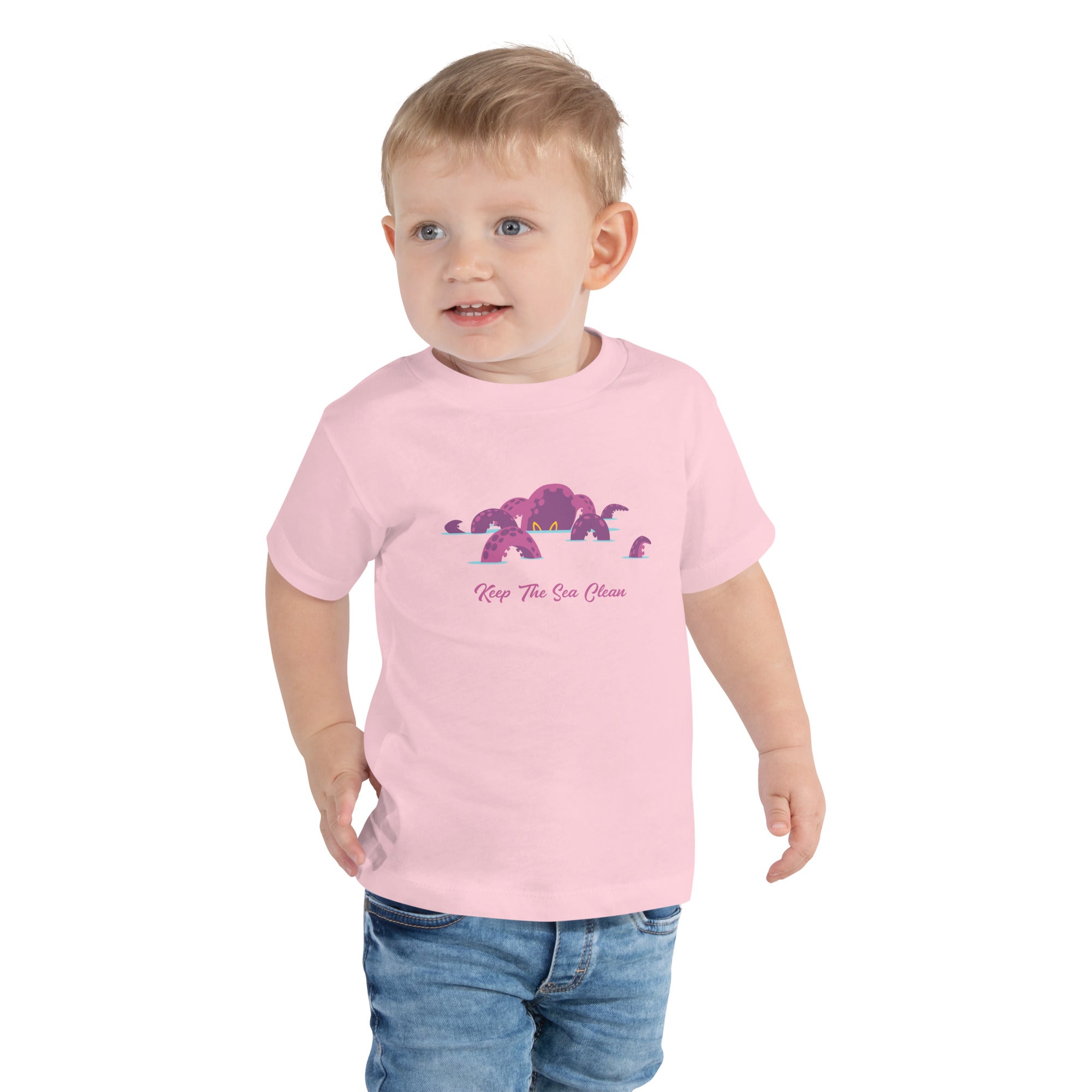 Toddler T-shirt Octopus Purple