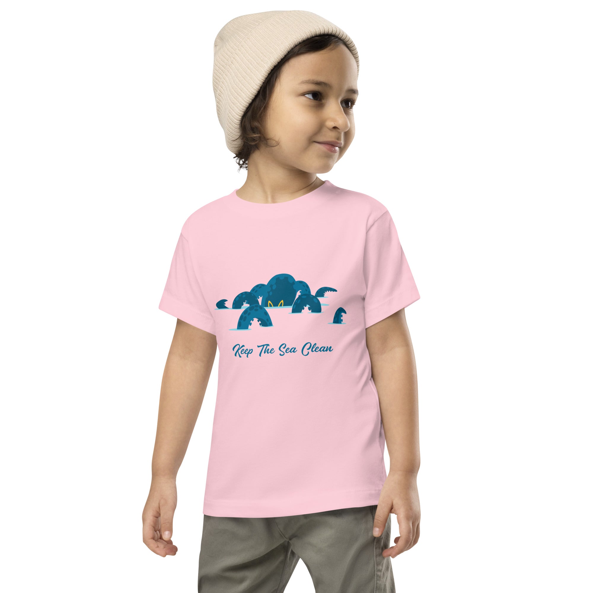 Toddler T-shirt Octopus Blue