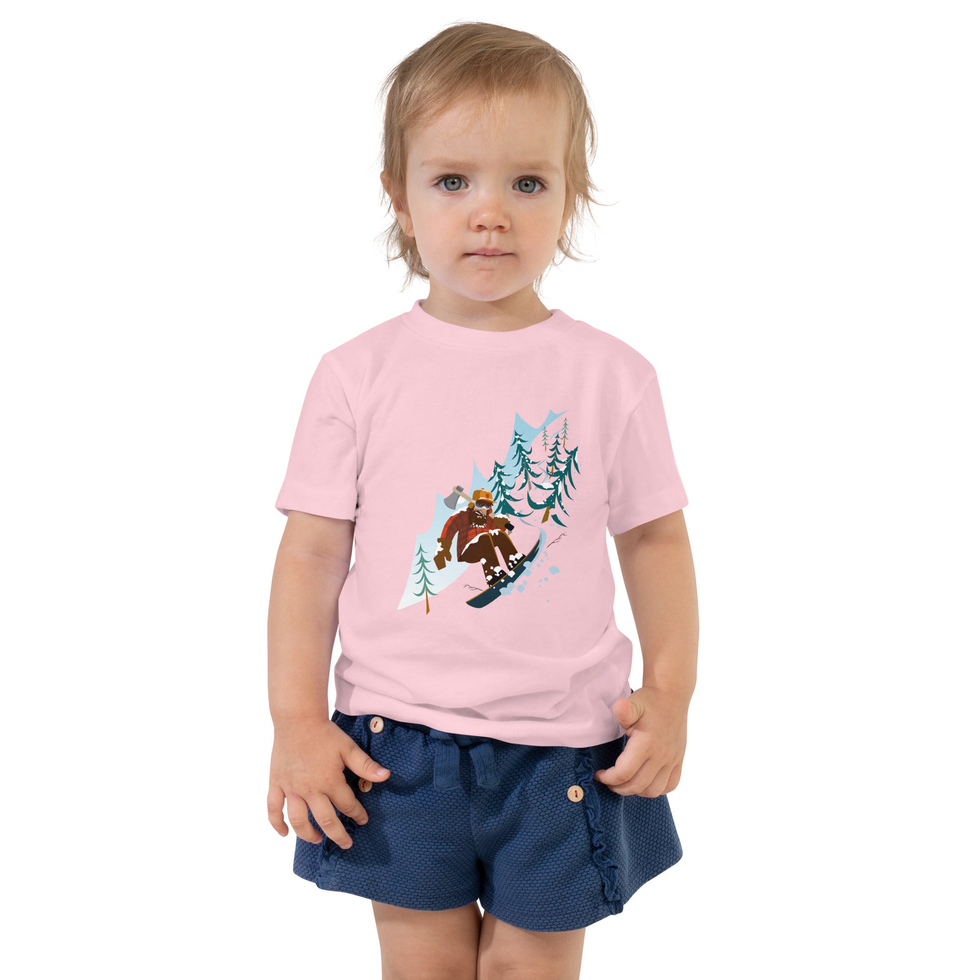 Toddler T-shirt Timberman snowboarder