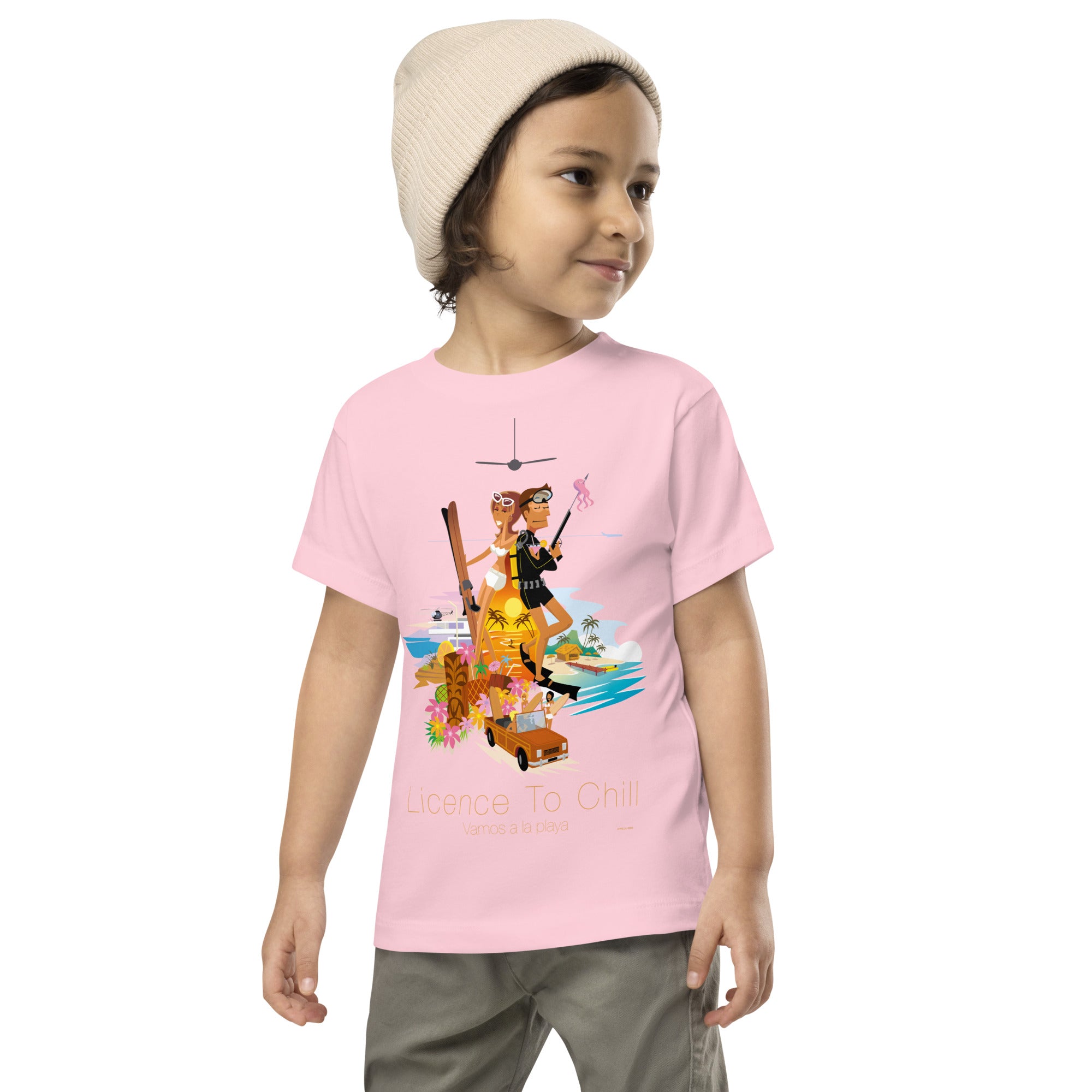 Toddler T-shirt License to Chill Vamos a la Playa