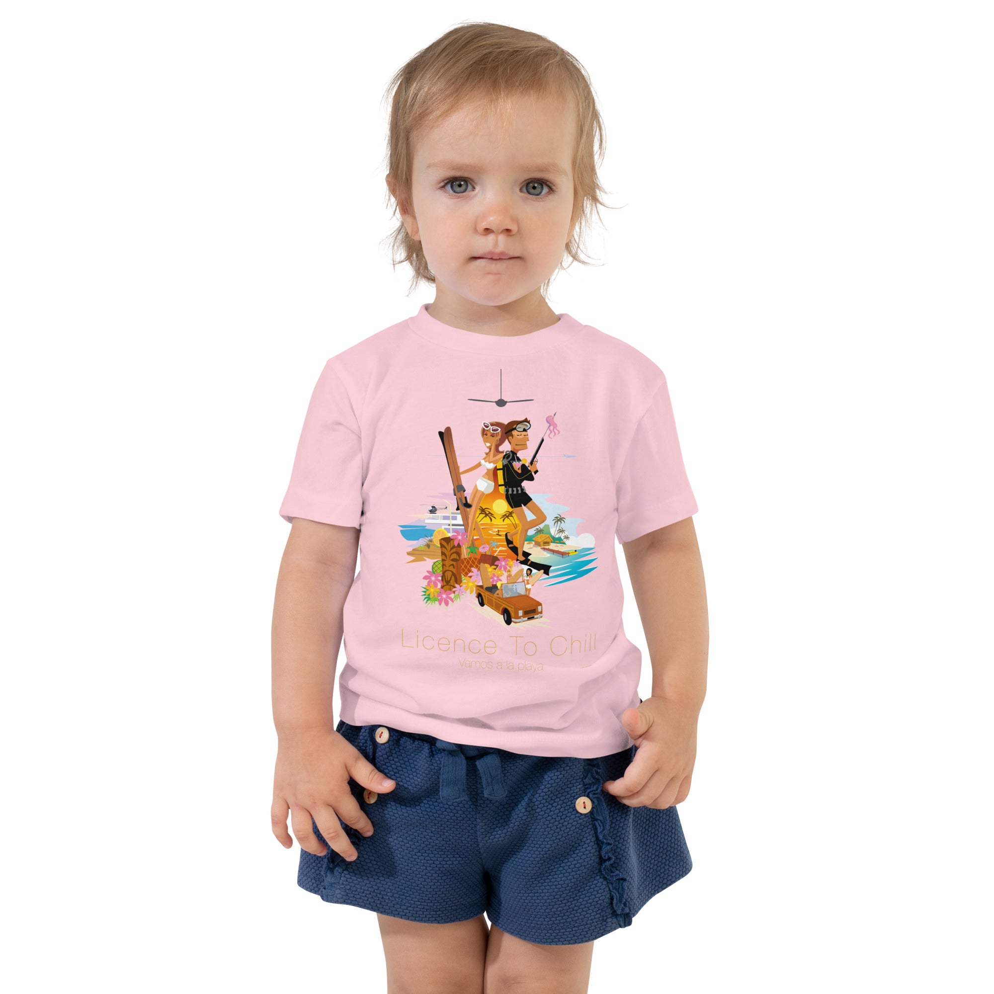 Toddler T-shirt License to Chill Vamos a la Playa