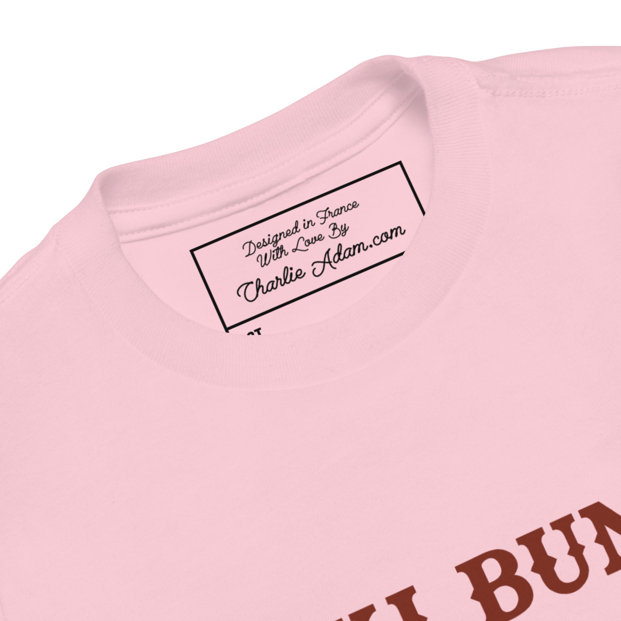 Toddler T-shirt Ski Bum on light colors