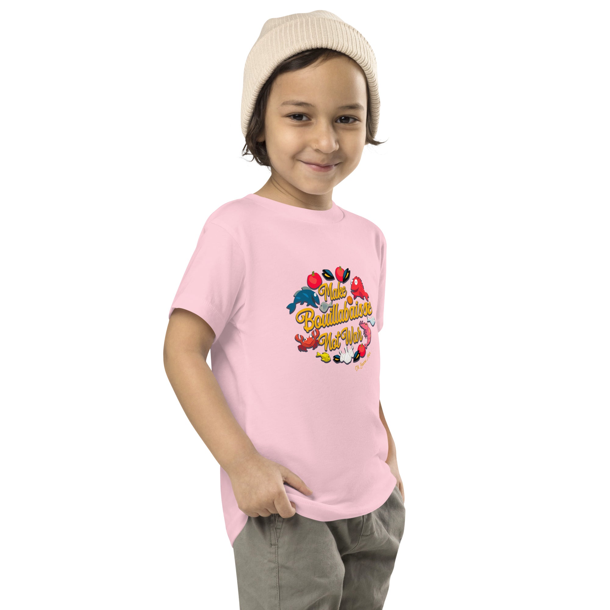 T-shirt pour enfant en bas âge Make Bouillabaisse Not War