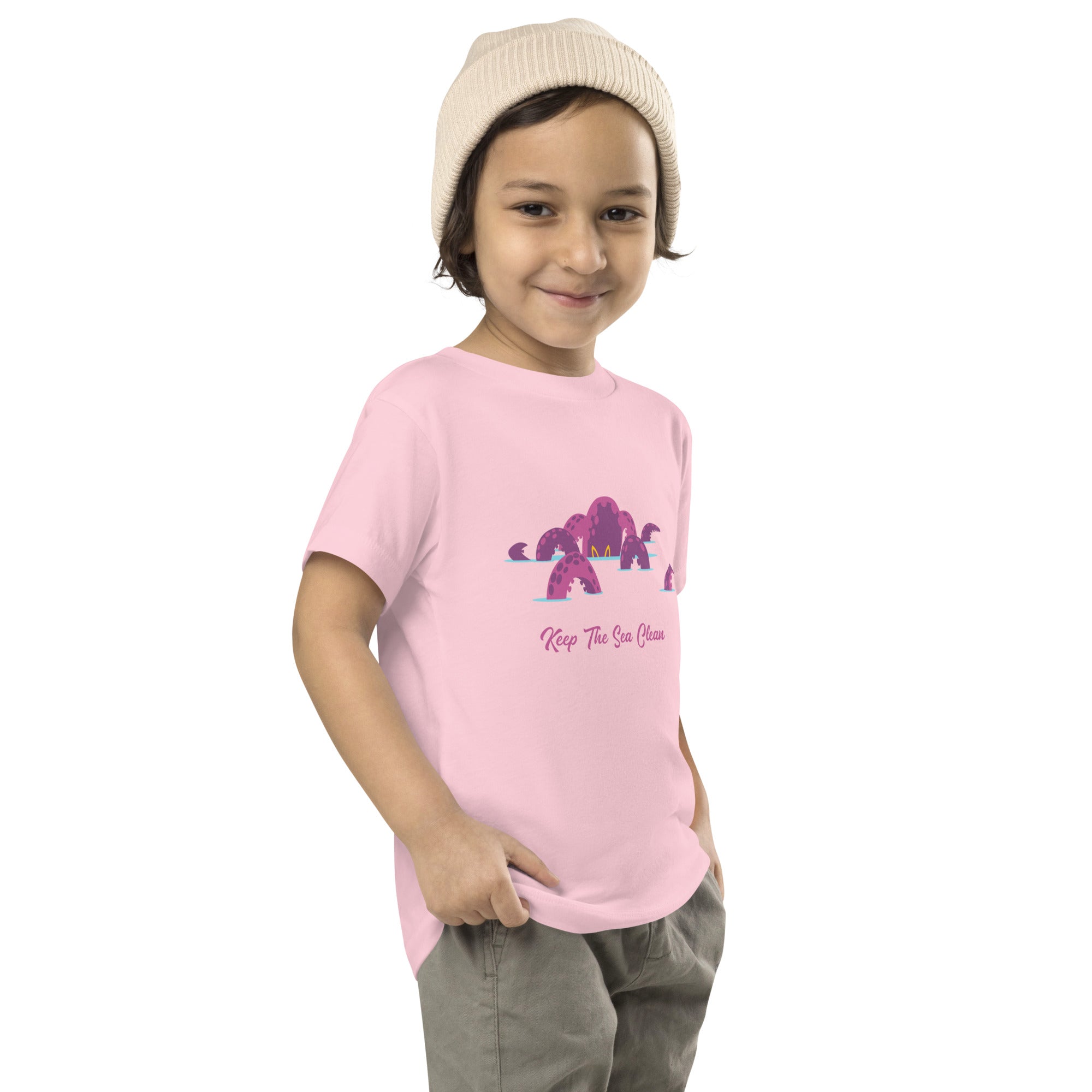 Toddler T-shirt Octopus Purple