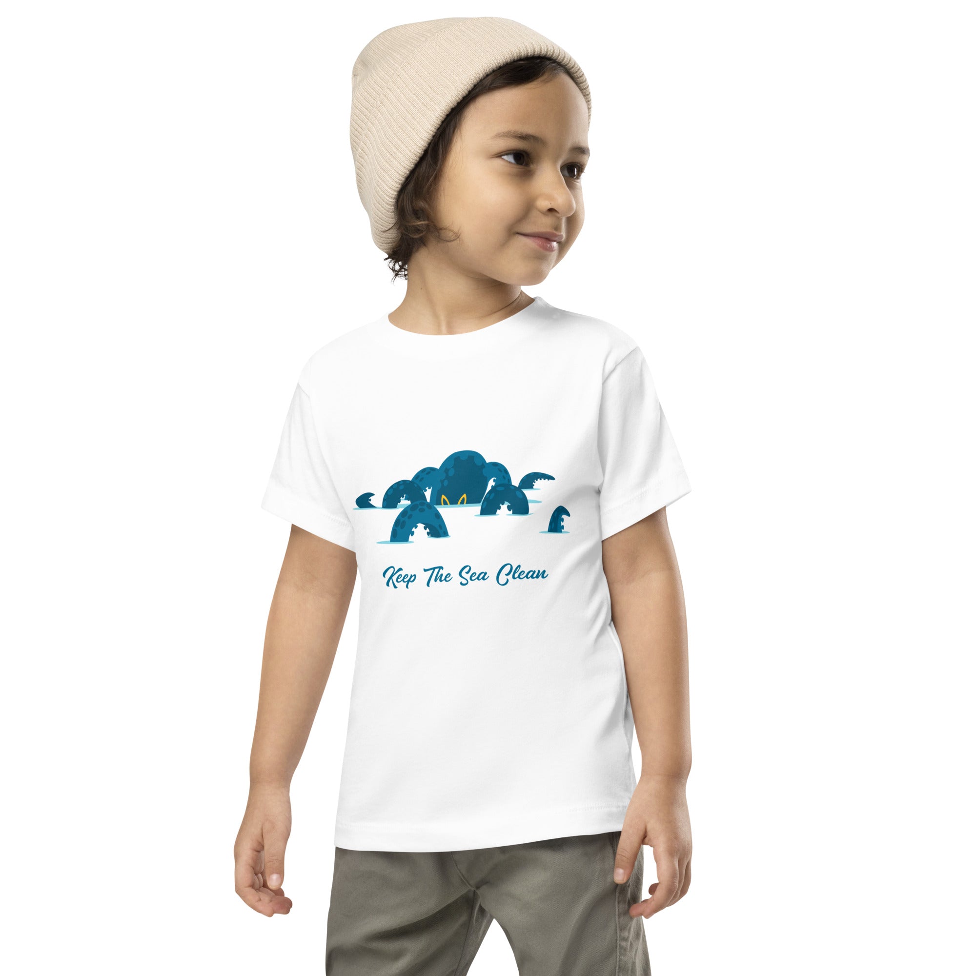 T-shirt pour enfant en bas âge Octopus Blue