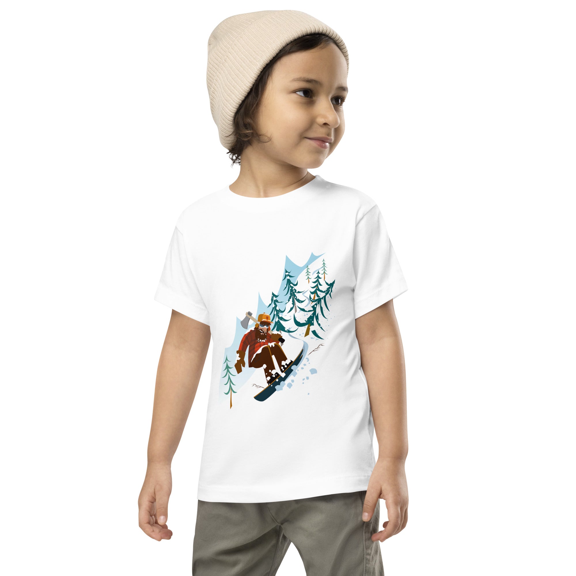 T-shirt pour enfant en bas âge Timberman snowboarder