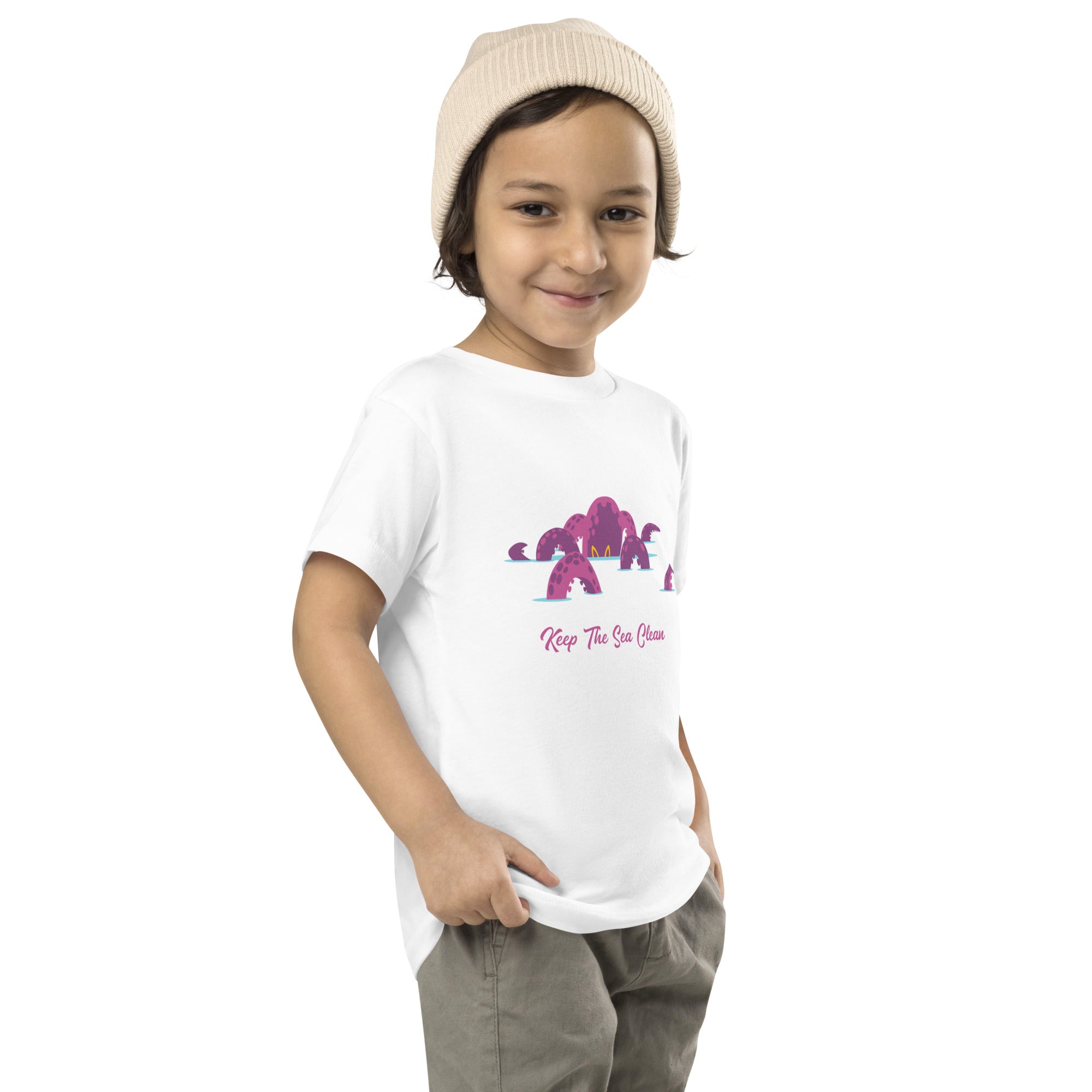 Toddler T-shirt Octopus Purple