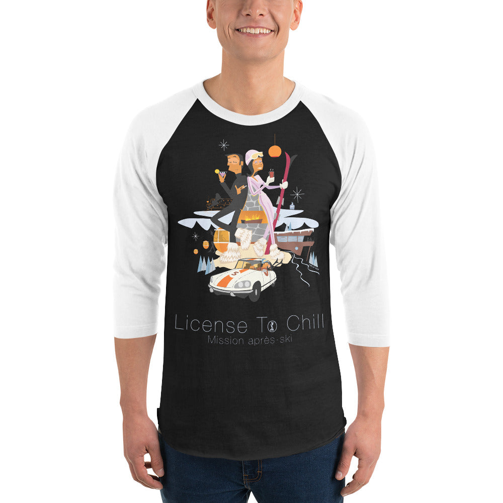 3/4 sleeve raglan t-shirt License To Chill Mission Après-Ski