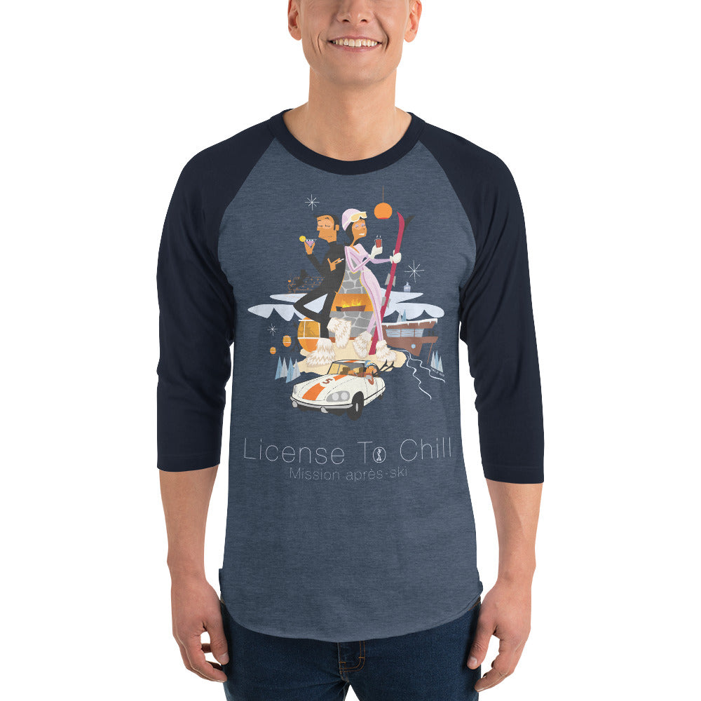 3/4 sleeve raglan t-shirt License To Chill Mission Après-Ski