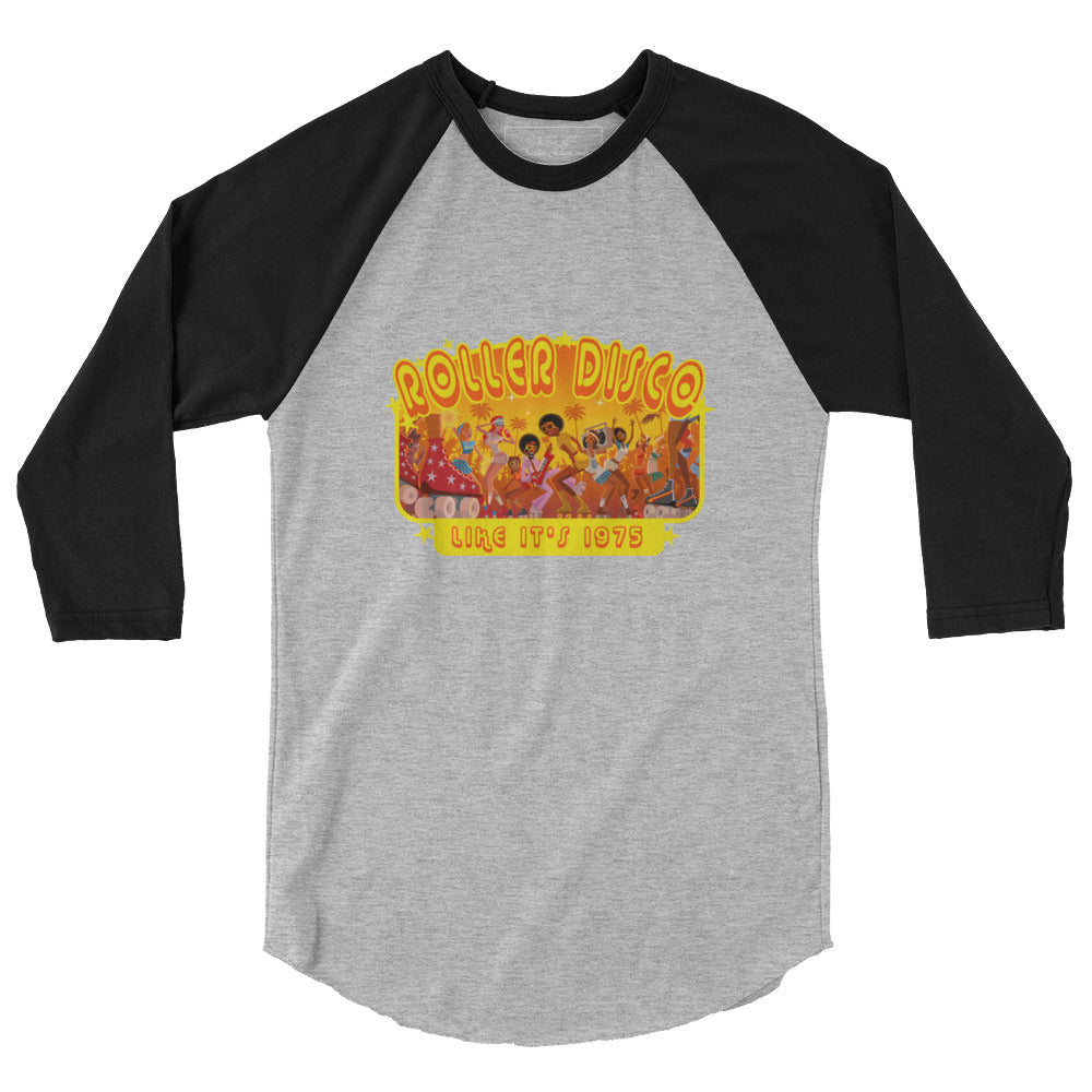T-shirt à manches Raglan 3/4 Roller Disco