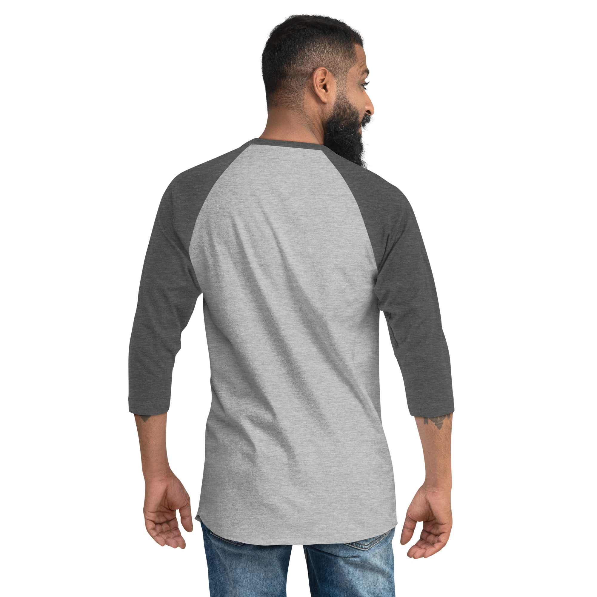 3/4 sleeve raglan t-shirt Ski Fight at OK Corral