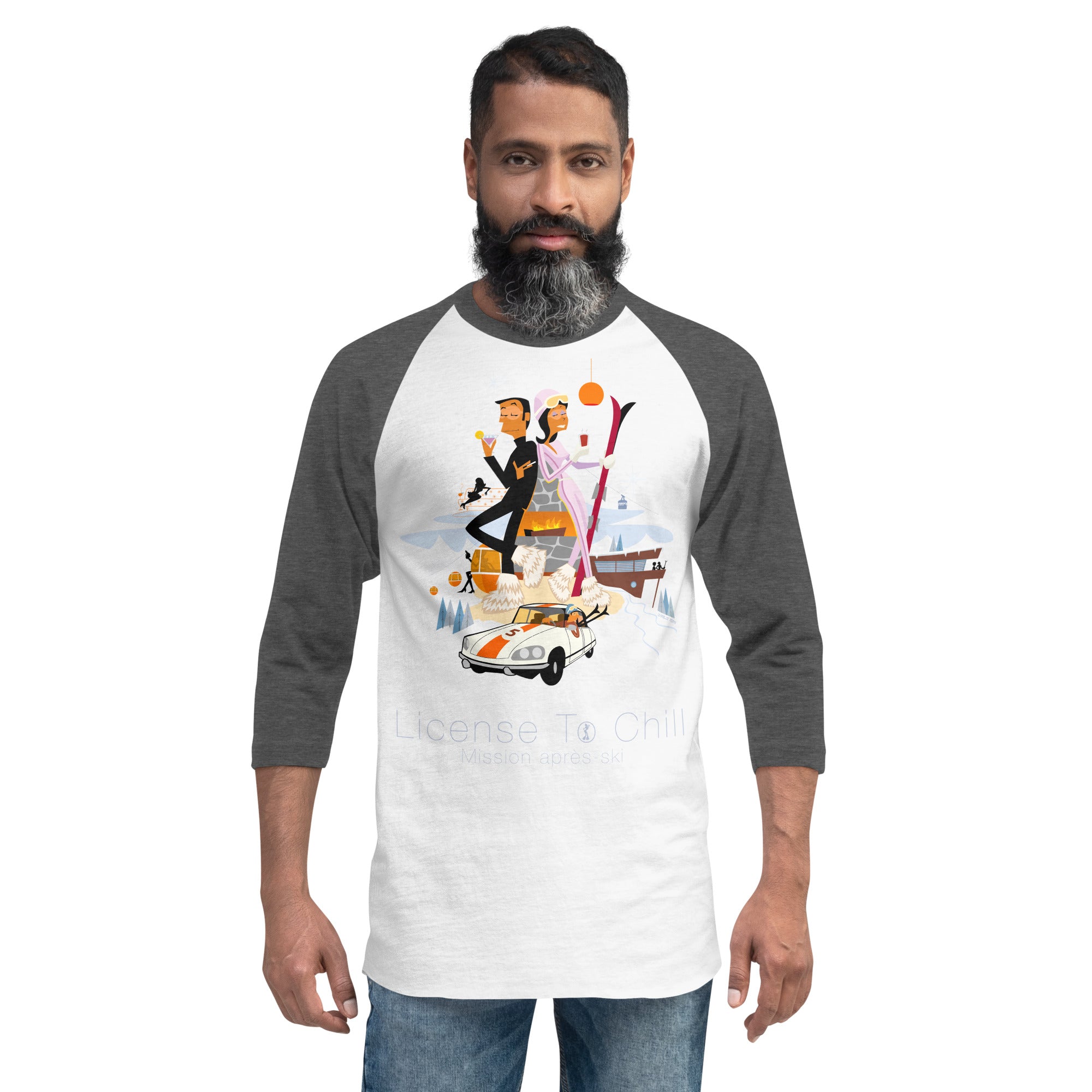 3/4 sleeve raglan t-shirt License To Chill Mission Après-Ski