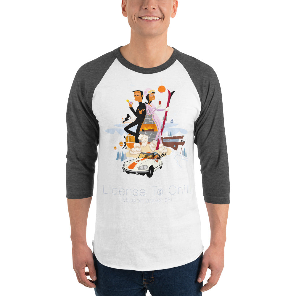 3/4 sleeve raglan t-shirt License To Chill Mission Après-Ski