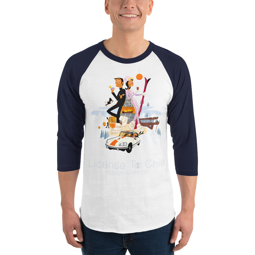 3/4 sleeve raglan t-shirt License To Chill Mission Après-Ski