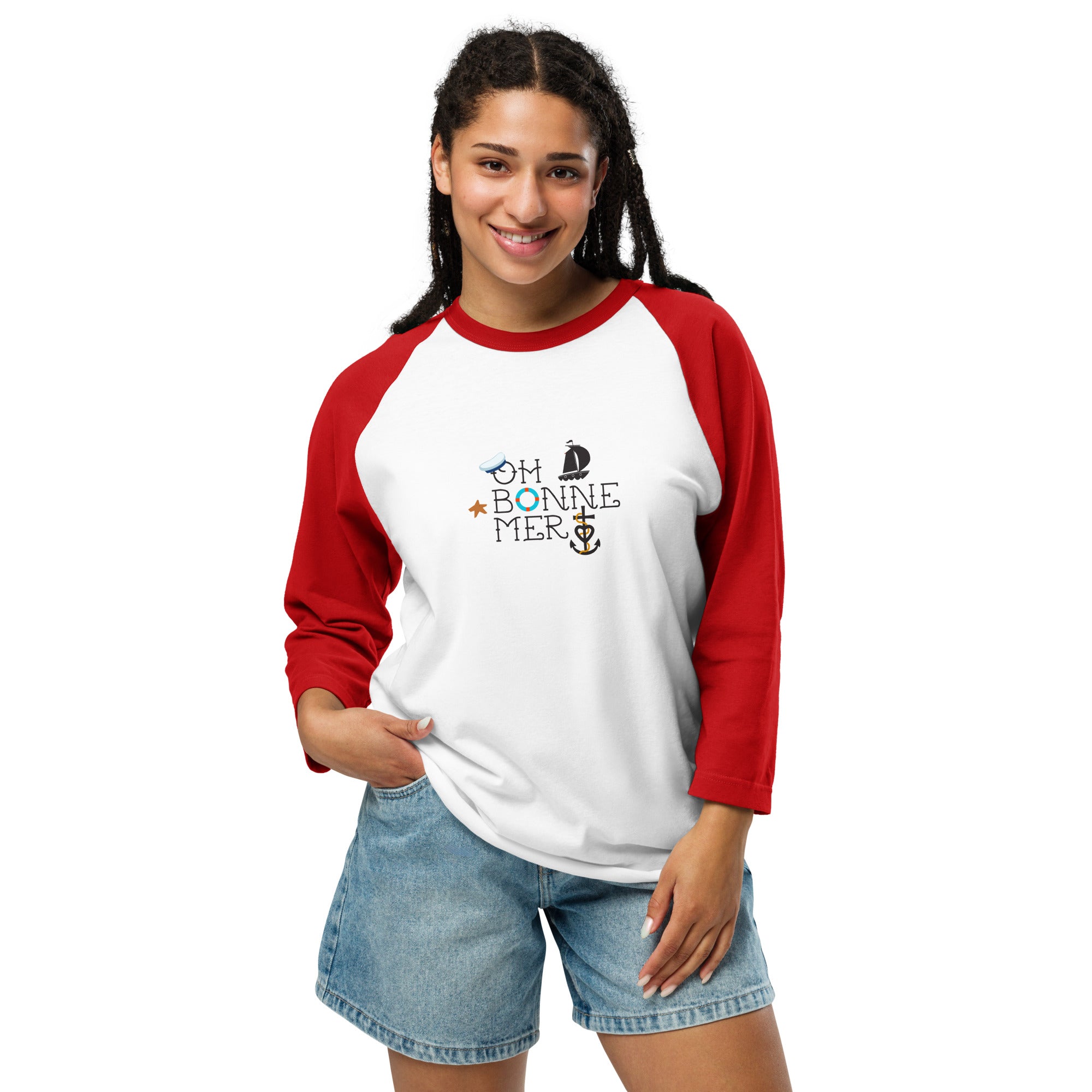 3/4 sleeve raglan t-shirt Oh Bonne Mer 3