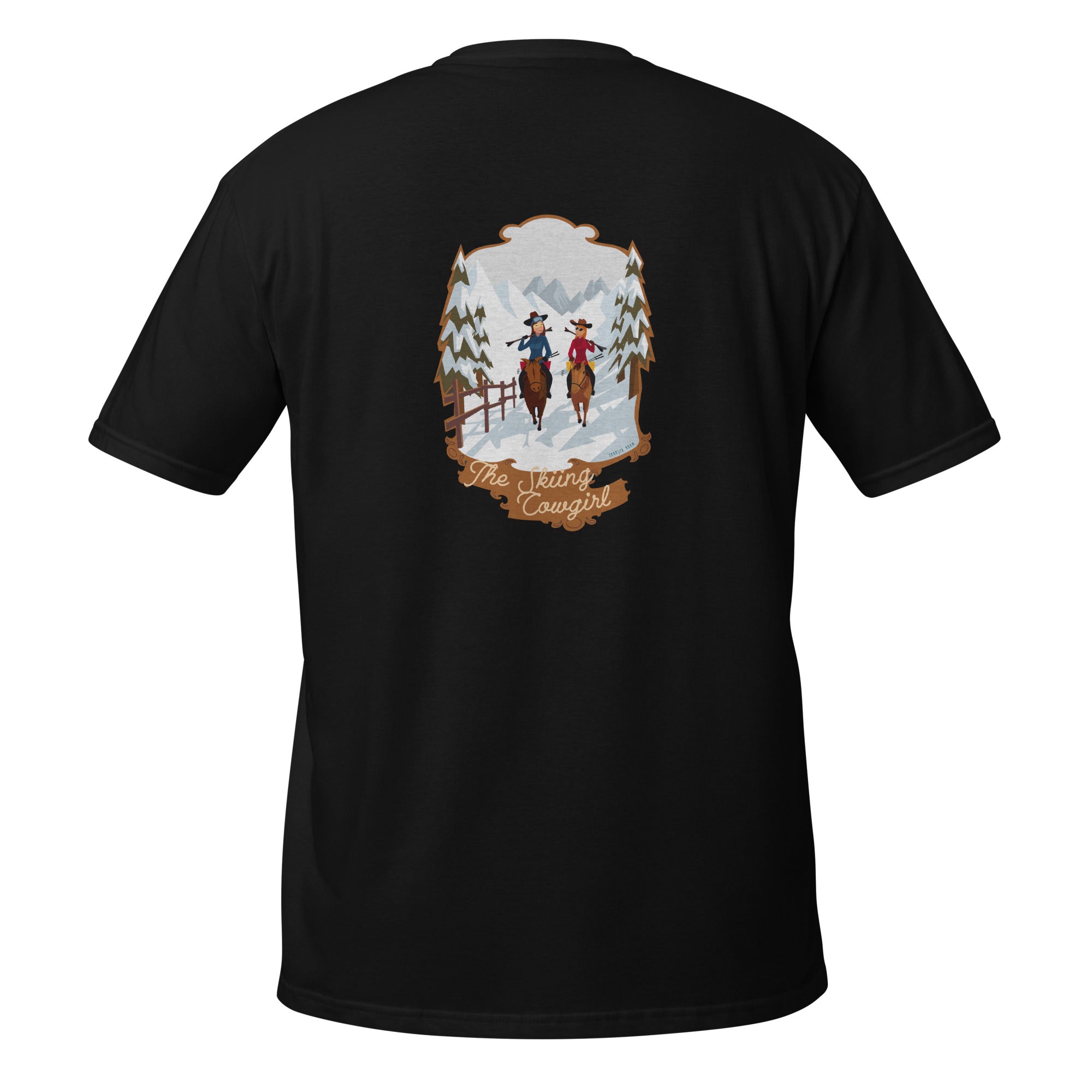 Softstyle Cotton T-Shirt The Skiing Cowgirl