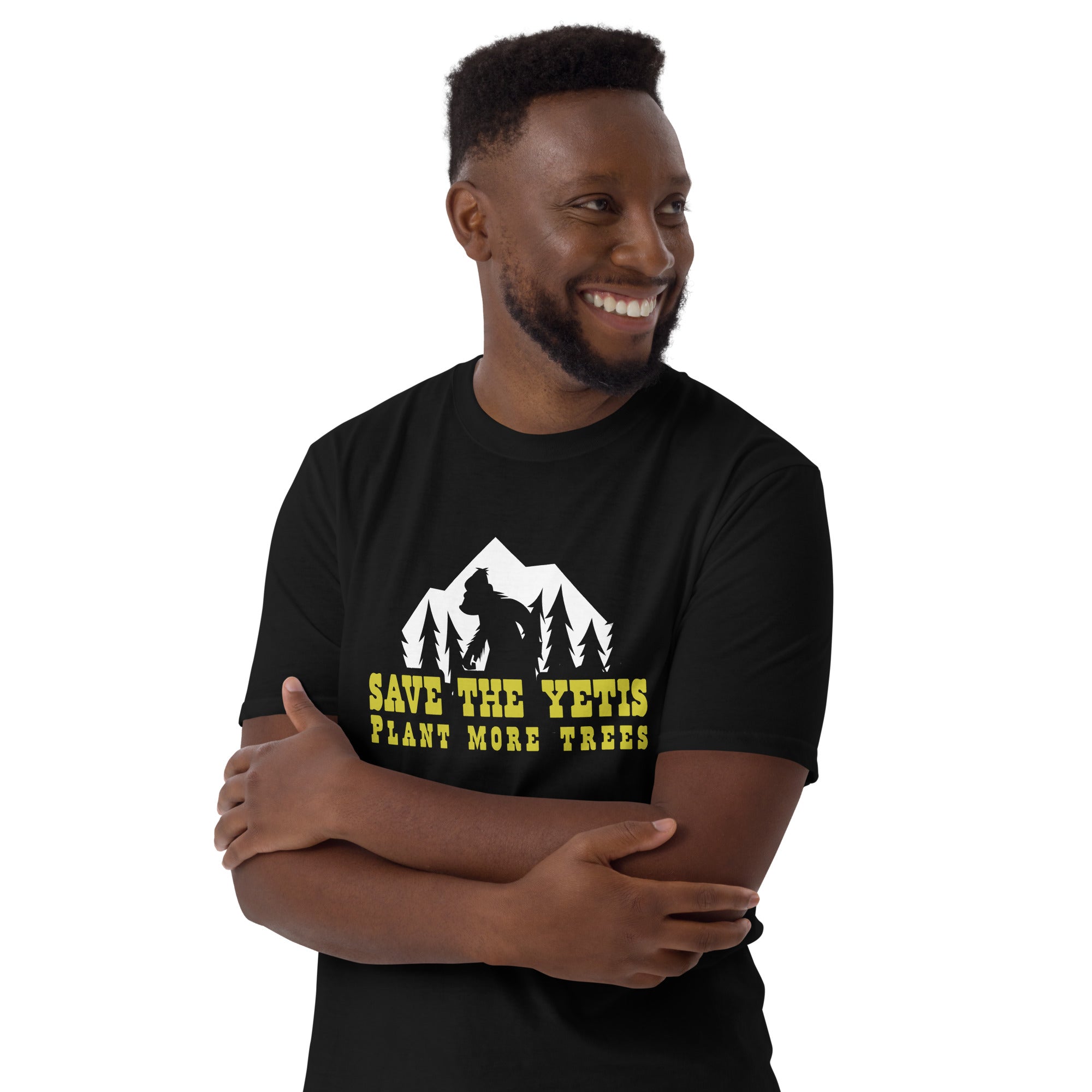 Softstyle Cotton T-Shirt Save the Yetis Plant more Trees