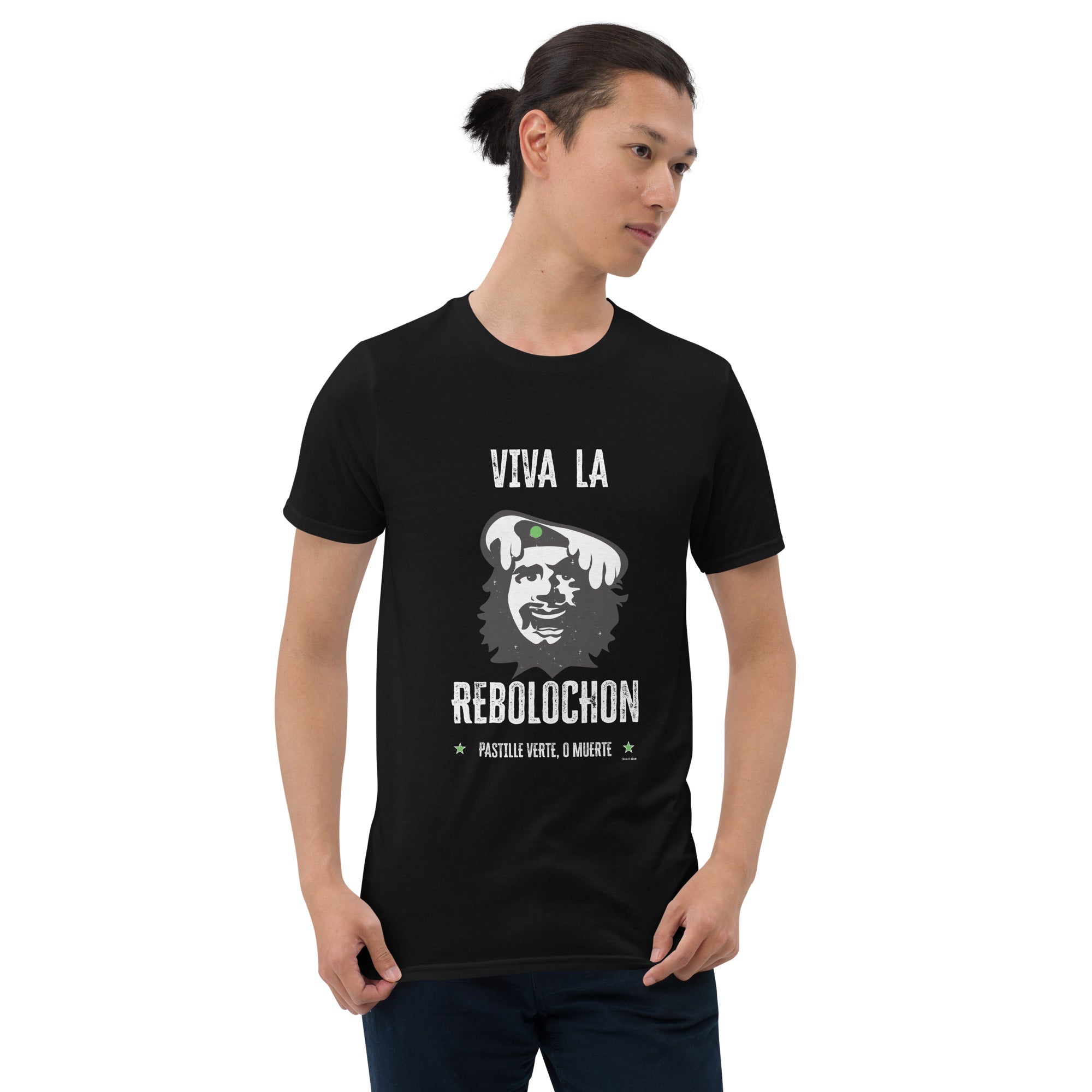 T-shirt softstyle en coton Le Che Savoyard Viva la Rebolochon