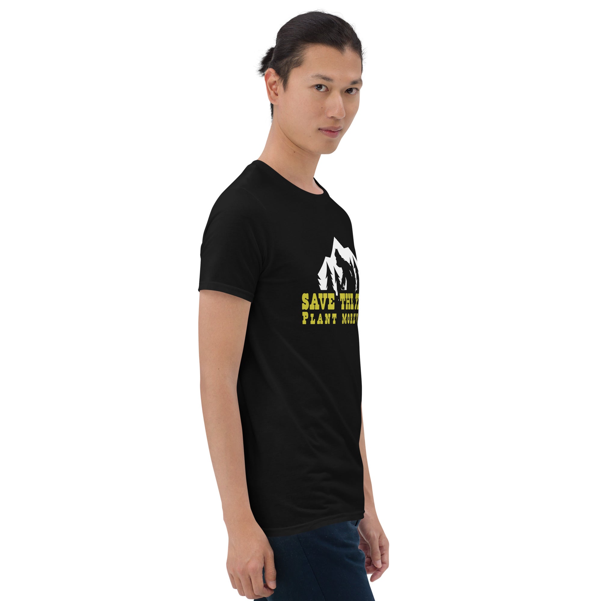 Softstyle Cotton T-Shirt Save the Yetis Plant more Trees