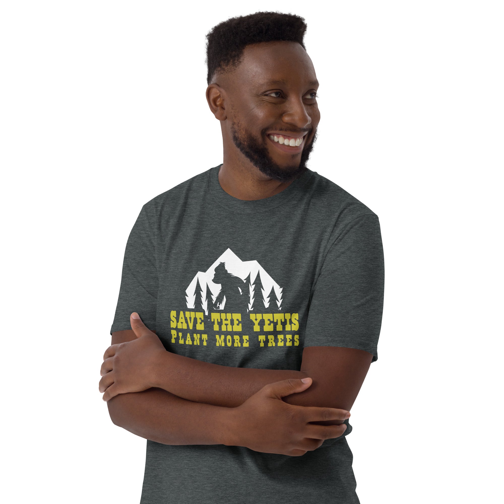 Softstyle Cotton T-Shirt Save the Yetis Plant more Trees