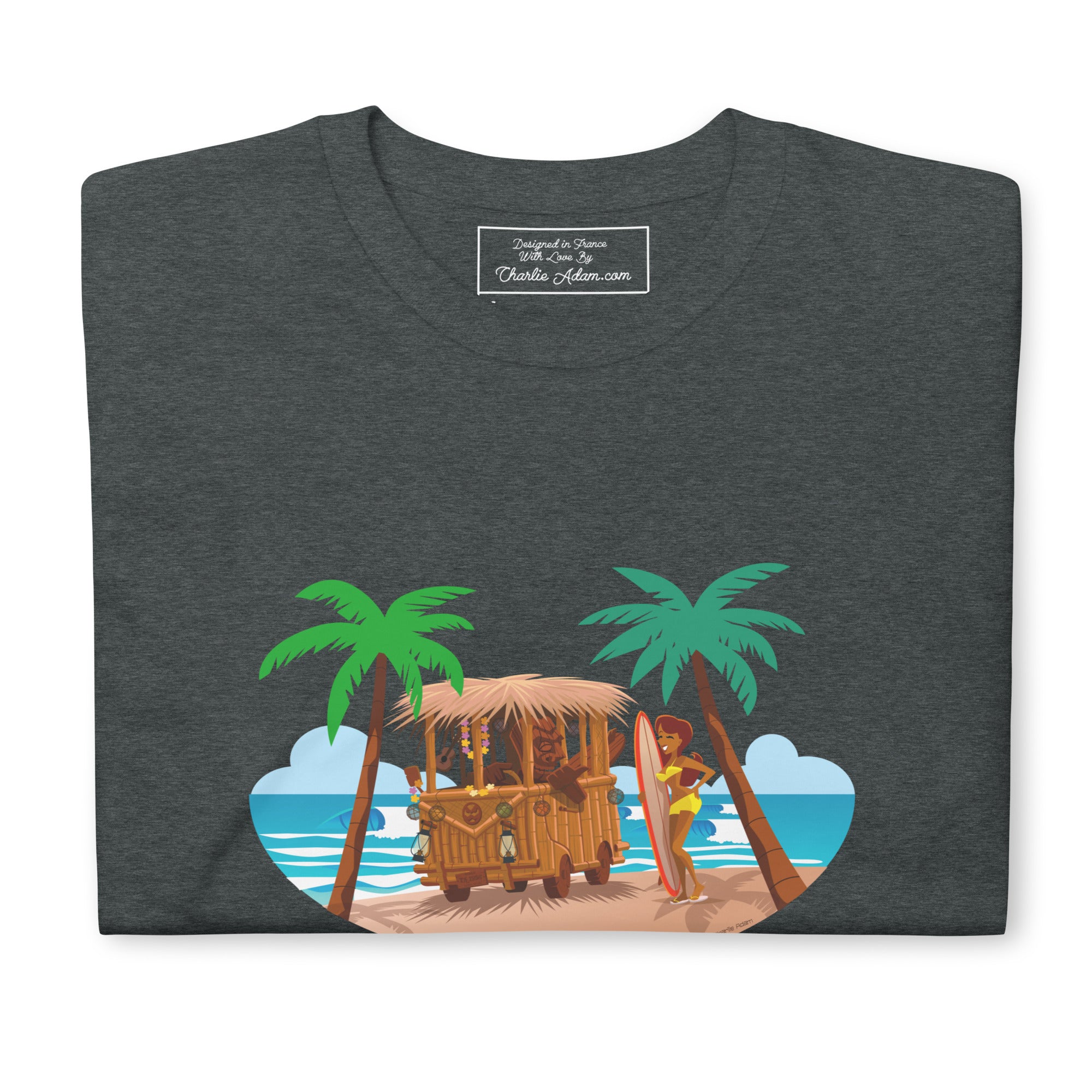 T-shirt softstyle en coton Tiki Kombi