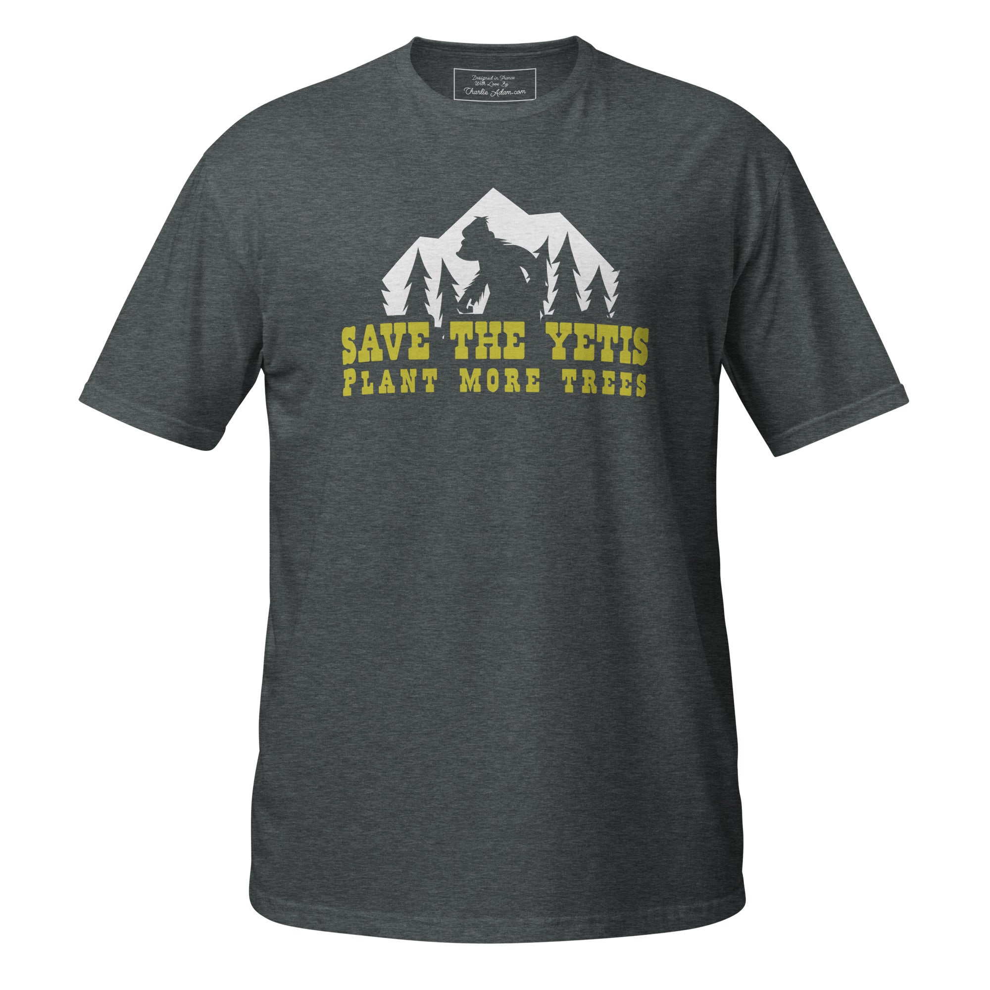 Softstyle Cotton T-Shirt Save the Yetis Plant more Trees