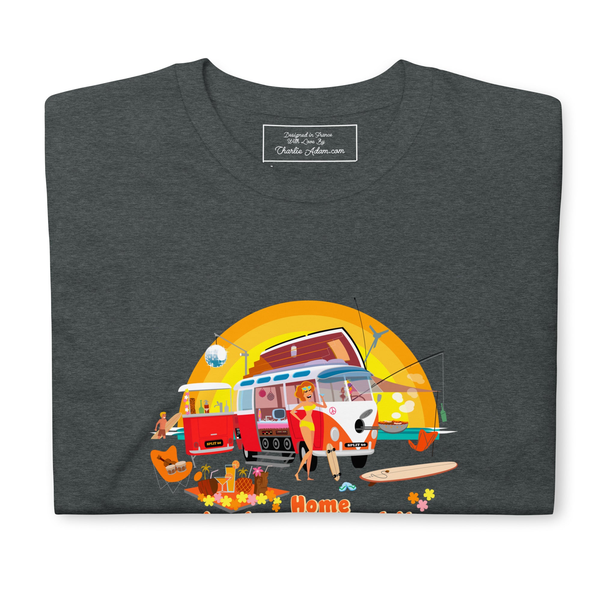 T-shirt softstyle en coton Ultra Combi: Home is where you park it