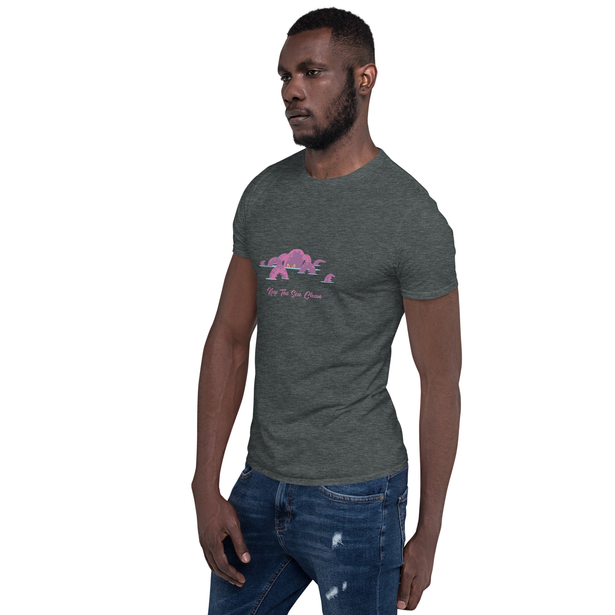 Softstyle Cotton T-Shirt Octopus Purple