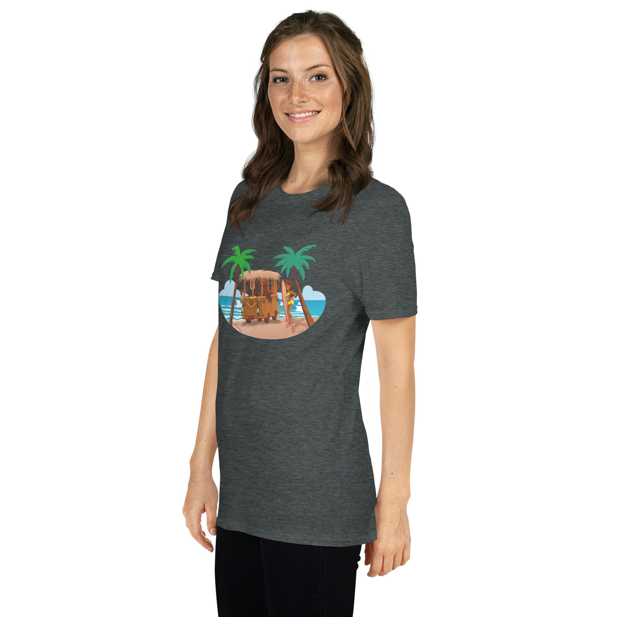 T-shirt softstyle en coton Tiki Kombi