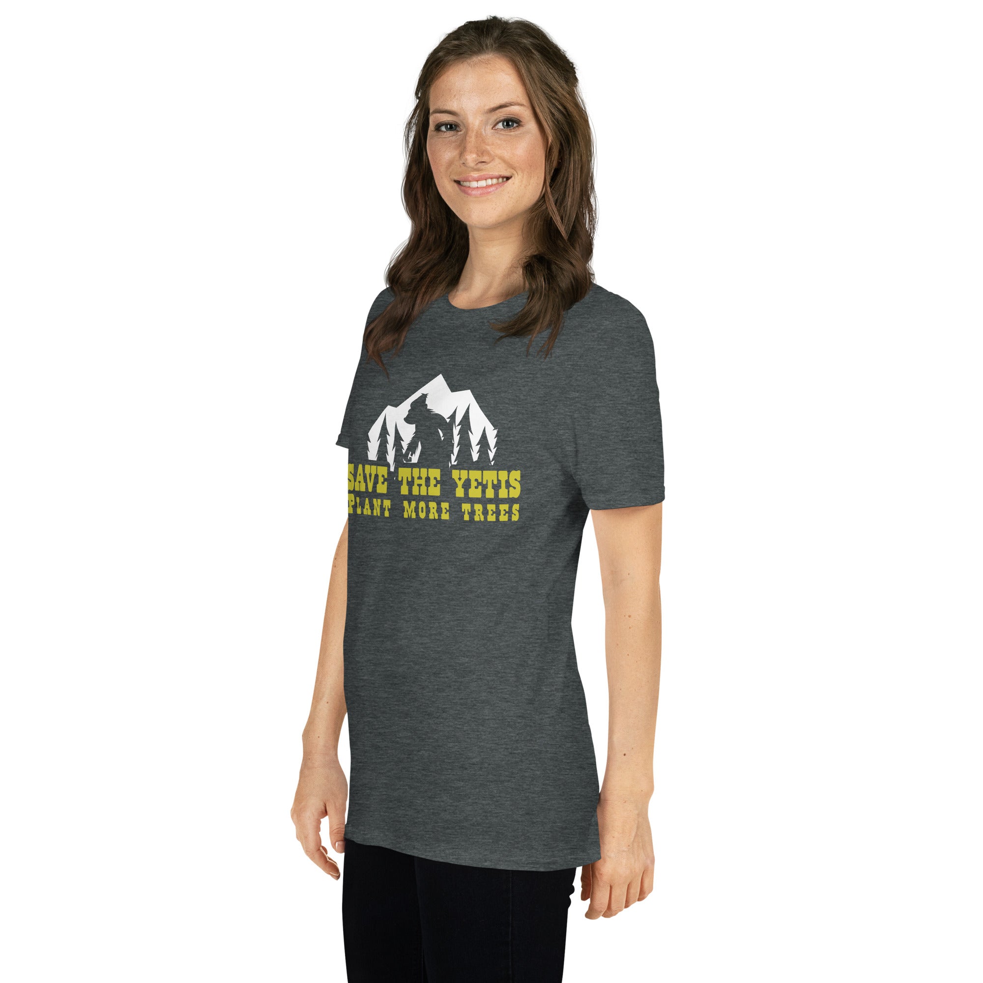 Softstyle Cotton T-Shirt Save the Yetis Plant more Trees