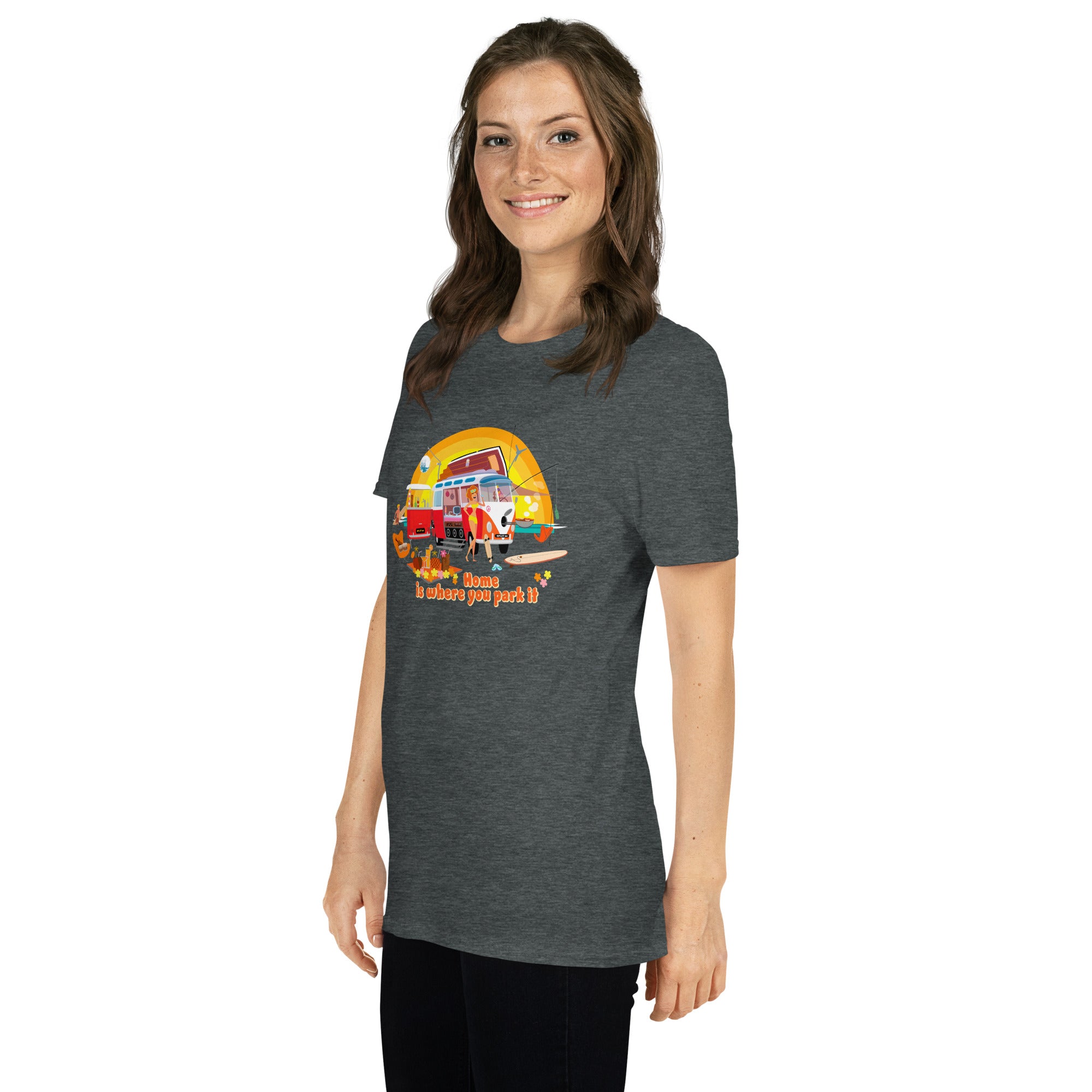 T-shirt softstyle en coton Ultra Combi: Home is where you park it