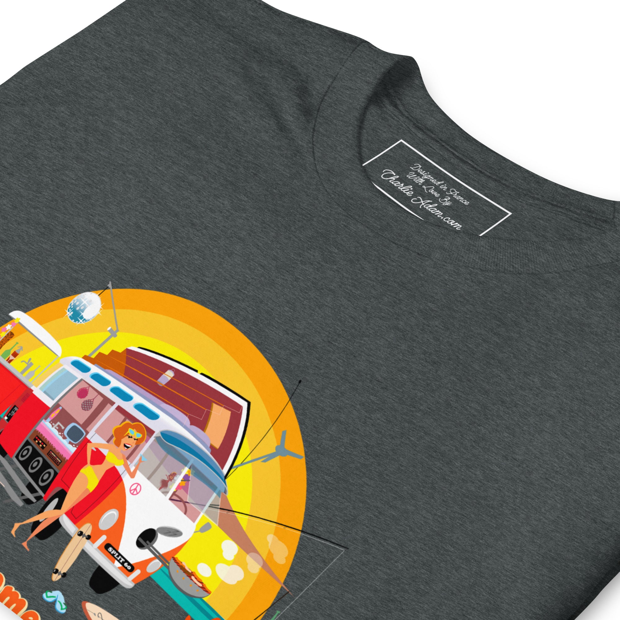 T-shirt softstyle en coton Ultra Combi: Home is where you park it