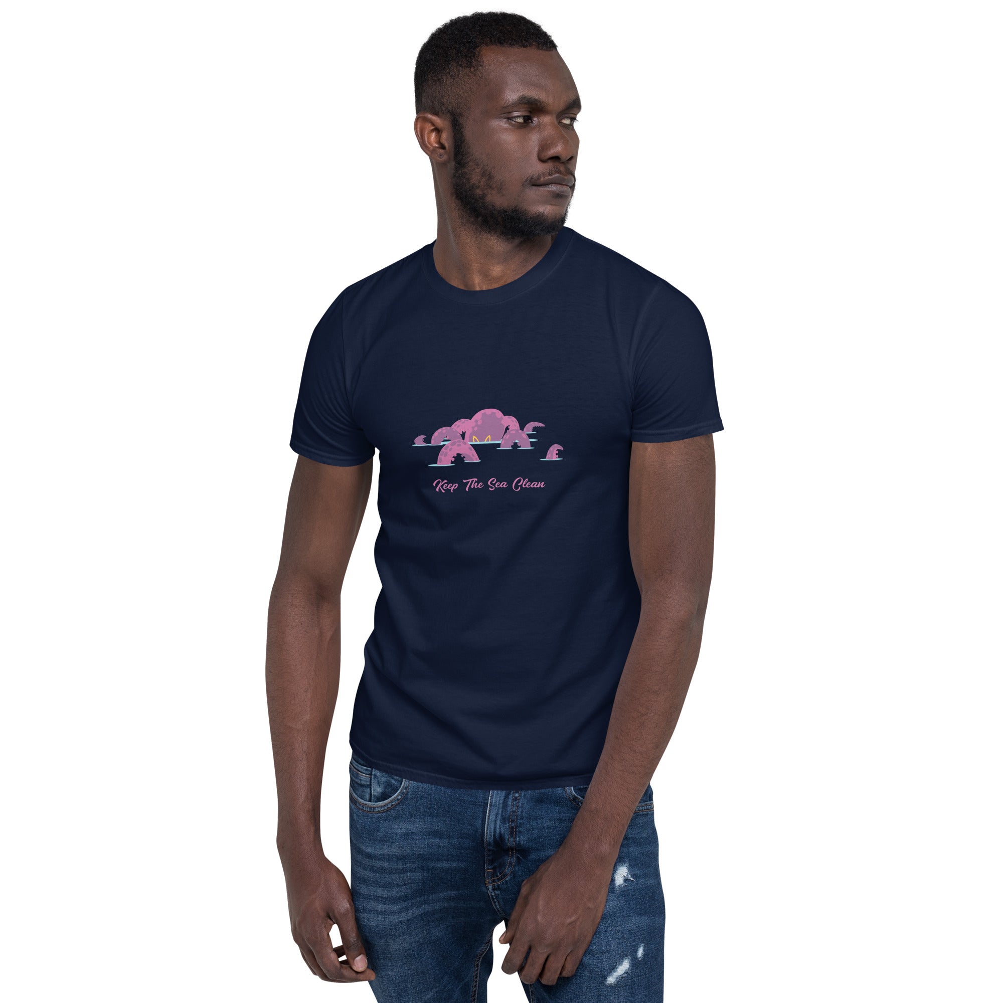 Softstyle Cotton T-Shirt Octopus Purple