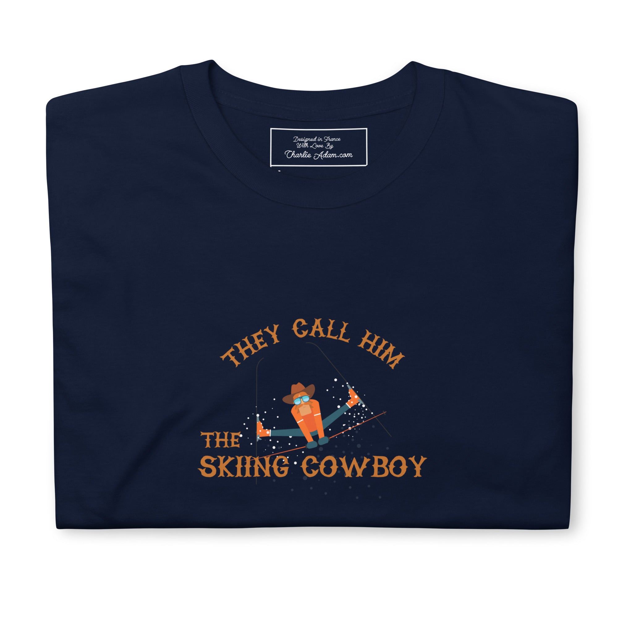 Softstyle Cotton T-Shirt The Skiing Cowboy