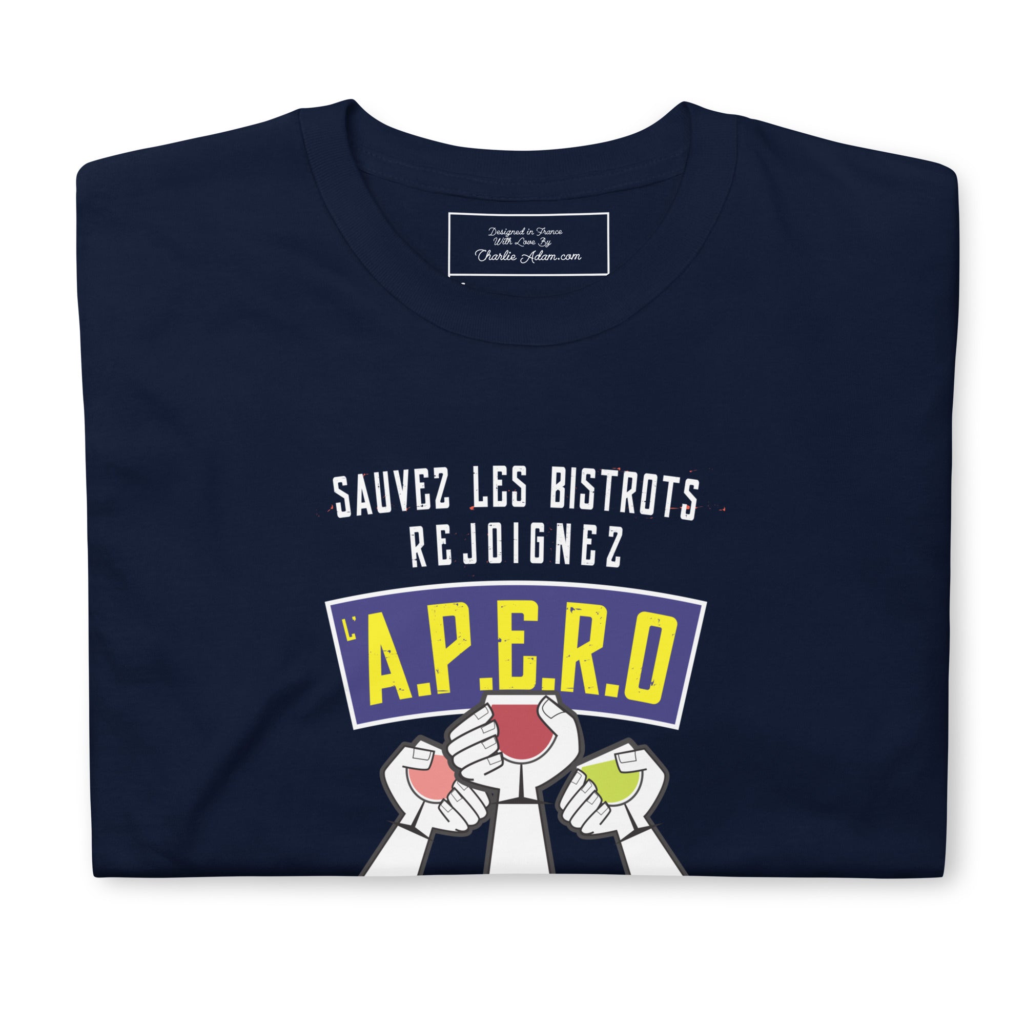 Softstyle Cotton T-Shirt Sauvez les Bistrots, rejoignez l'Apéro