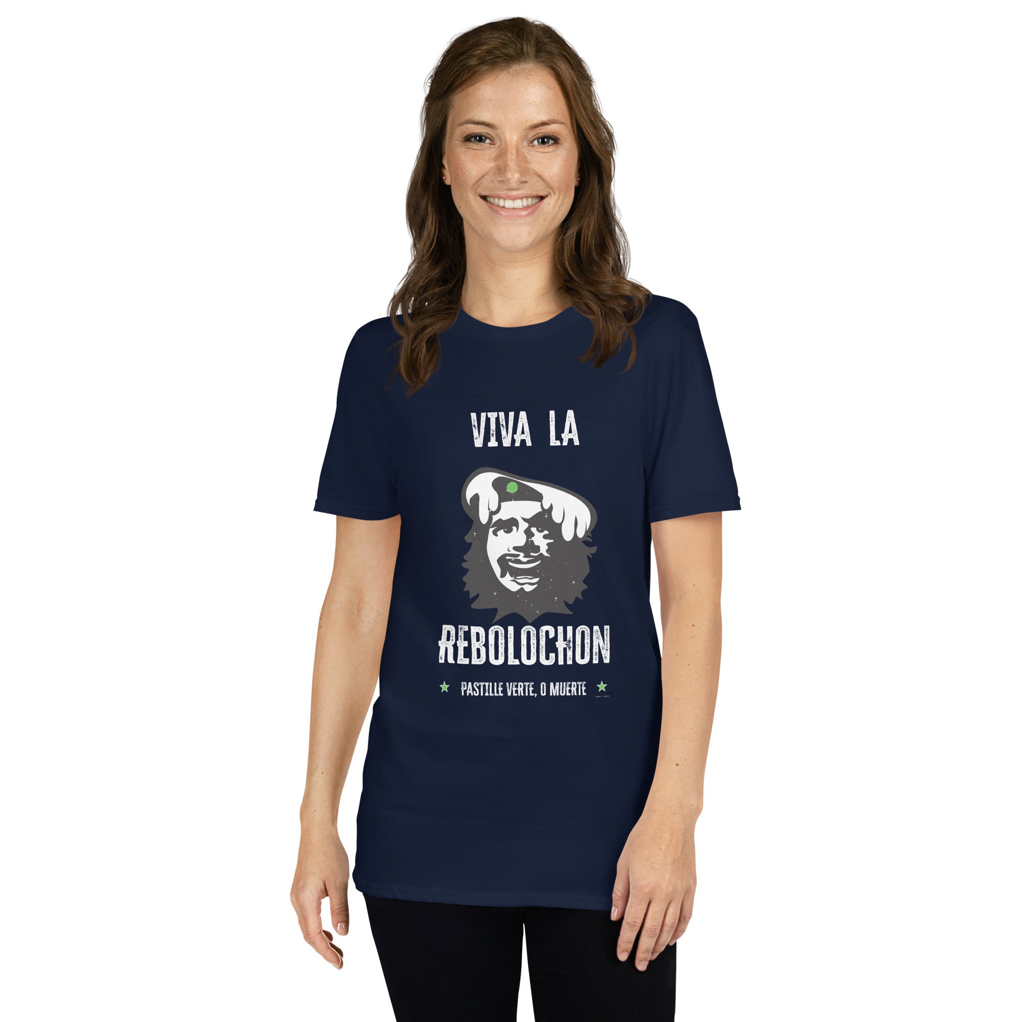 T-shirt softstyle en coton Le Che Savoyard Viva la Rebolochon