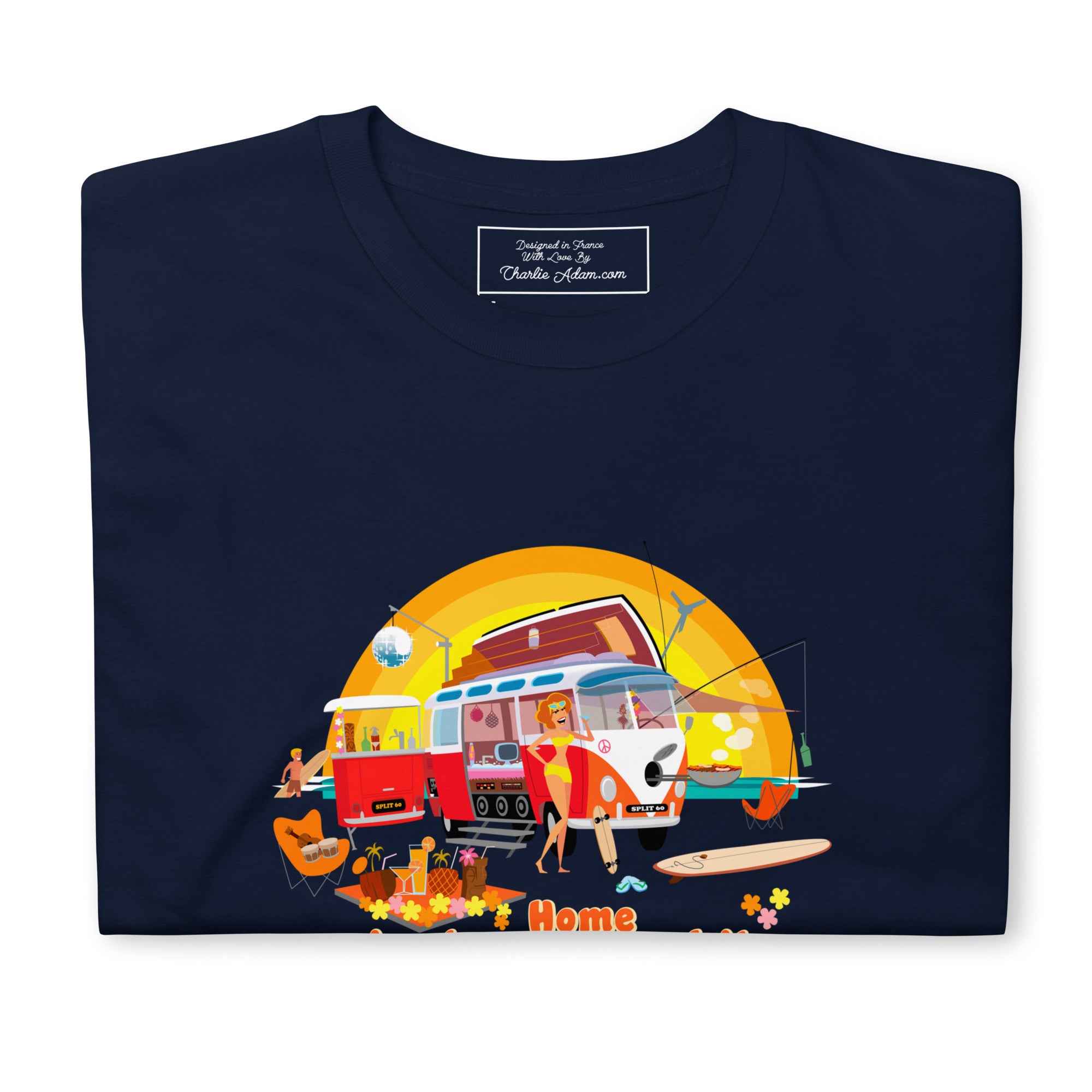 T-shirt softstyle en coton Ultra Combi: Home is where you park it