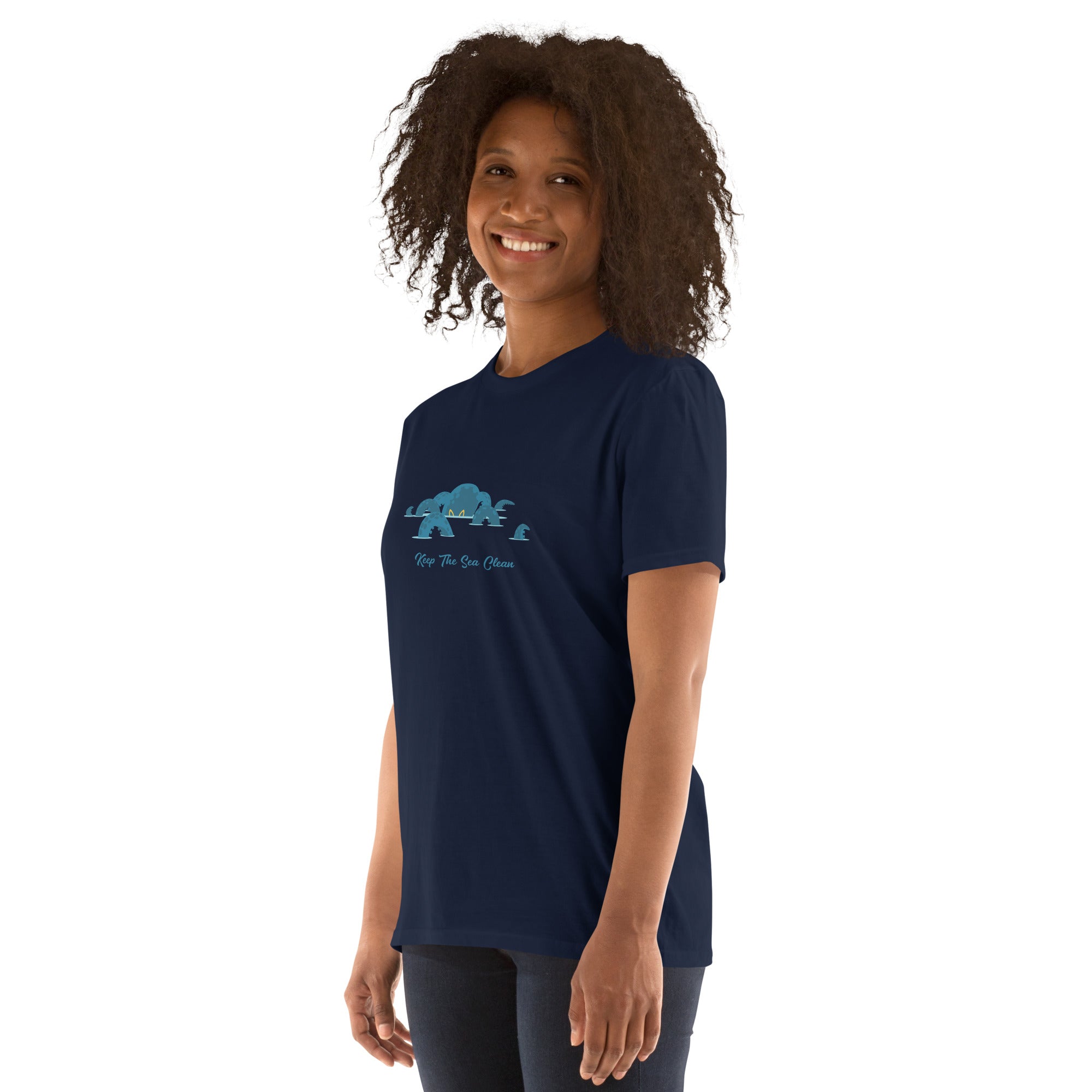 T-shirt softstyle en coton Octopus Blue