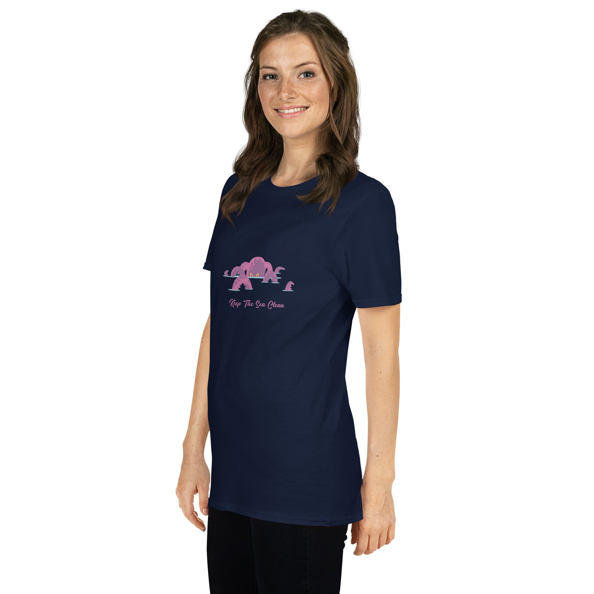 T-shirt softstyle en coton Octopus Purple