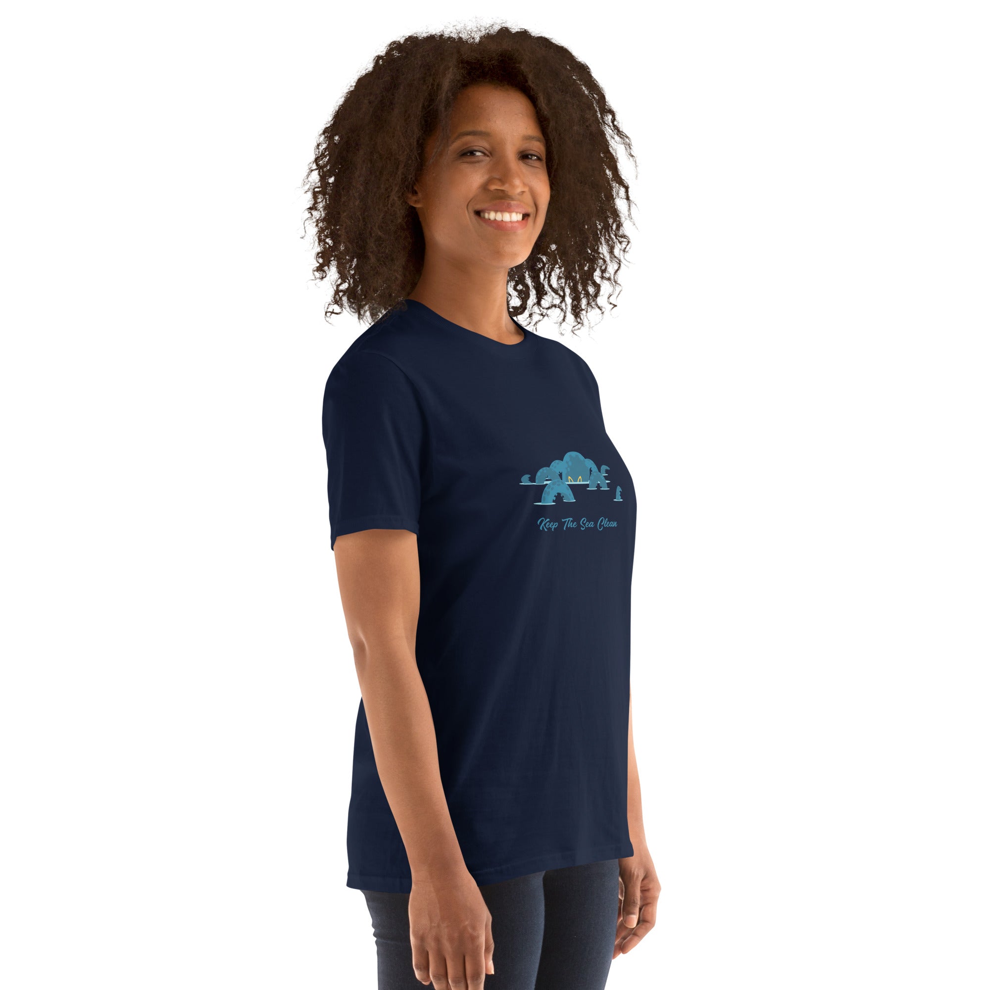 T-shirt softstyle en coton Octopus Blue