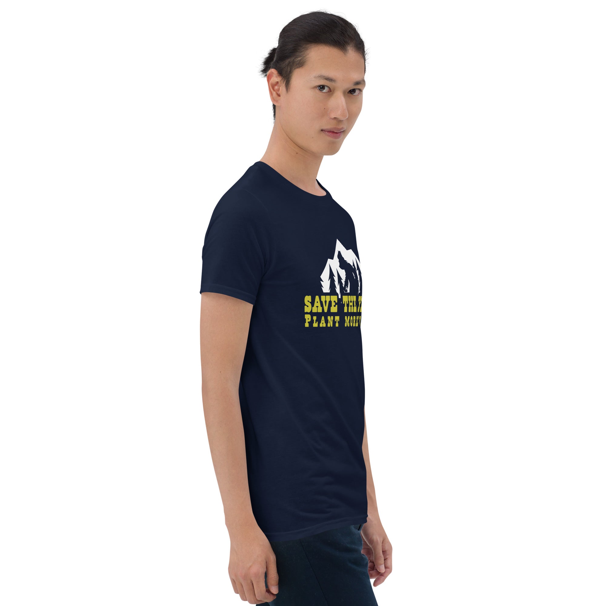 Softstyle Cotton T-Shirt Save the Yetis Plant more Trees