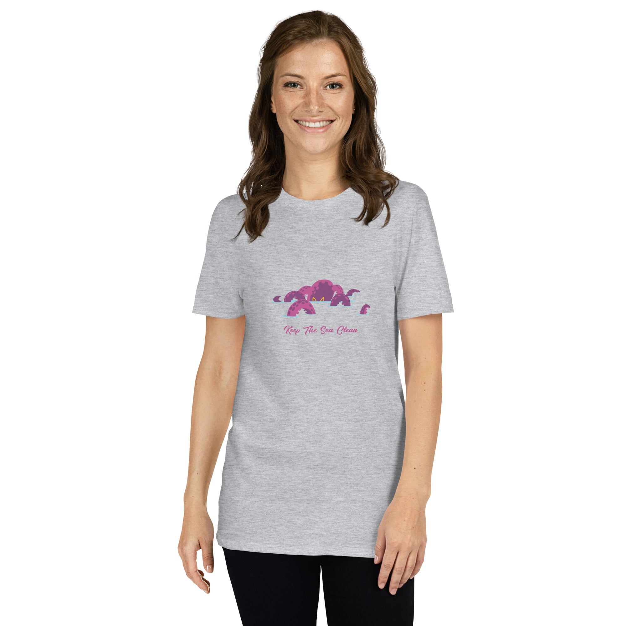 T-shirt softstyle en coton Octopus Purple