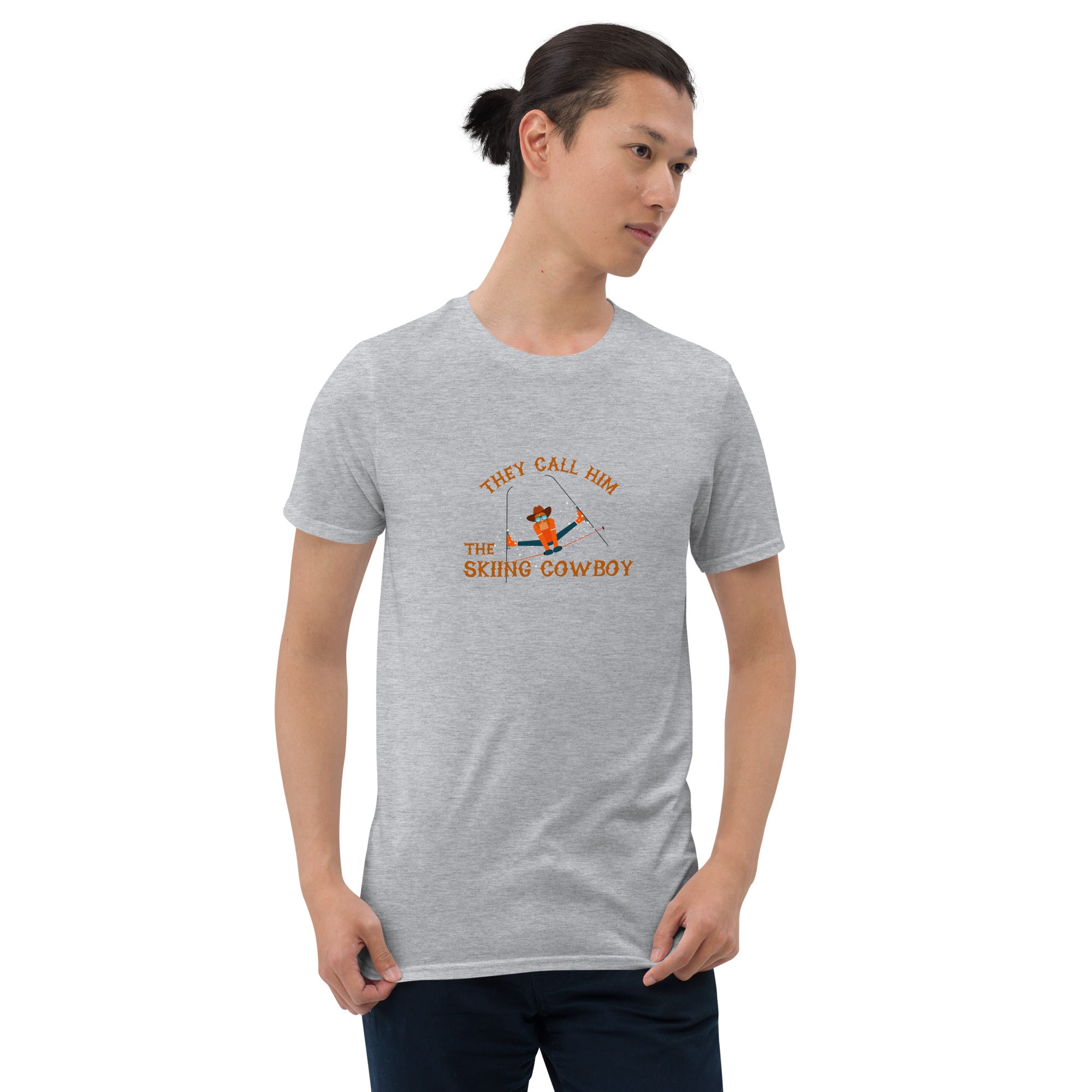 Softstyle Cotton T-Shirt The Skiing Cowboy