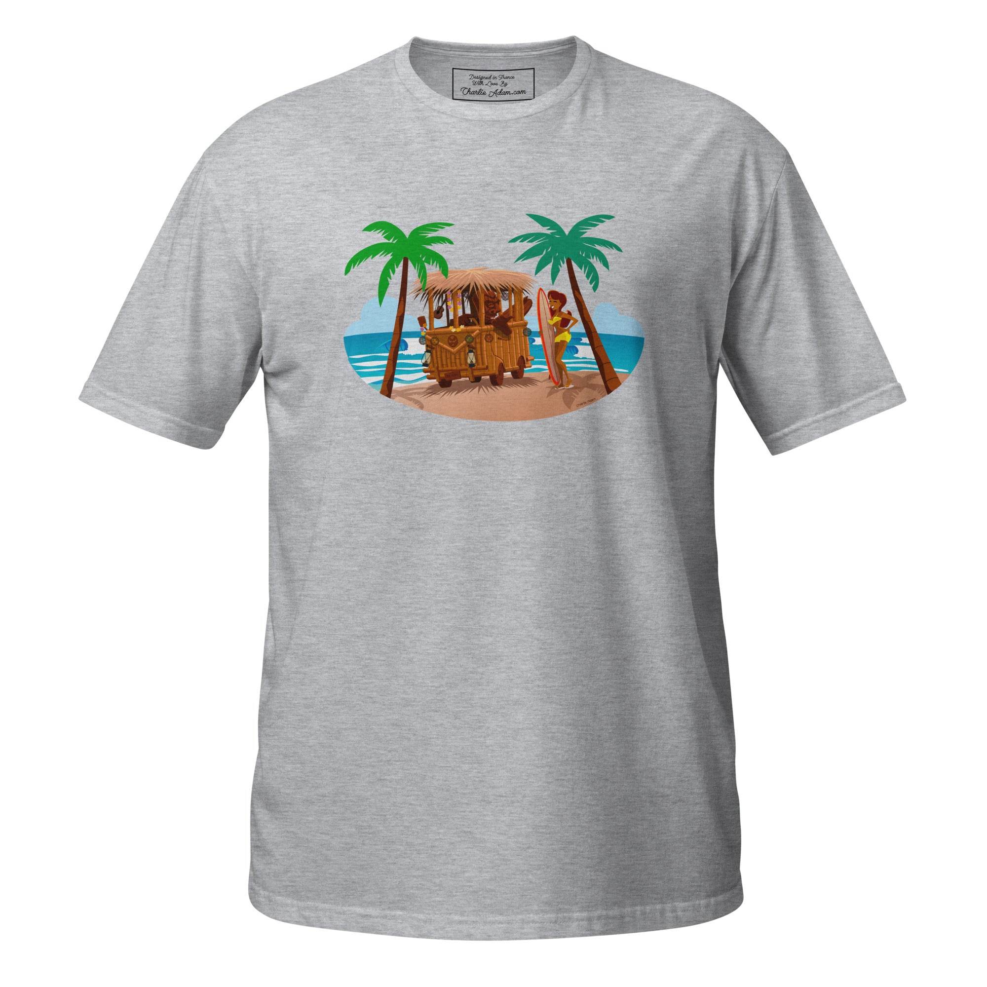 T-shirt softstyle en coton Tiki Kombi