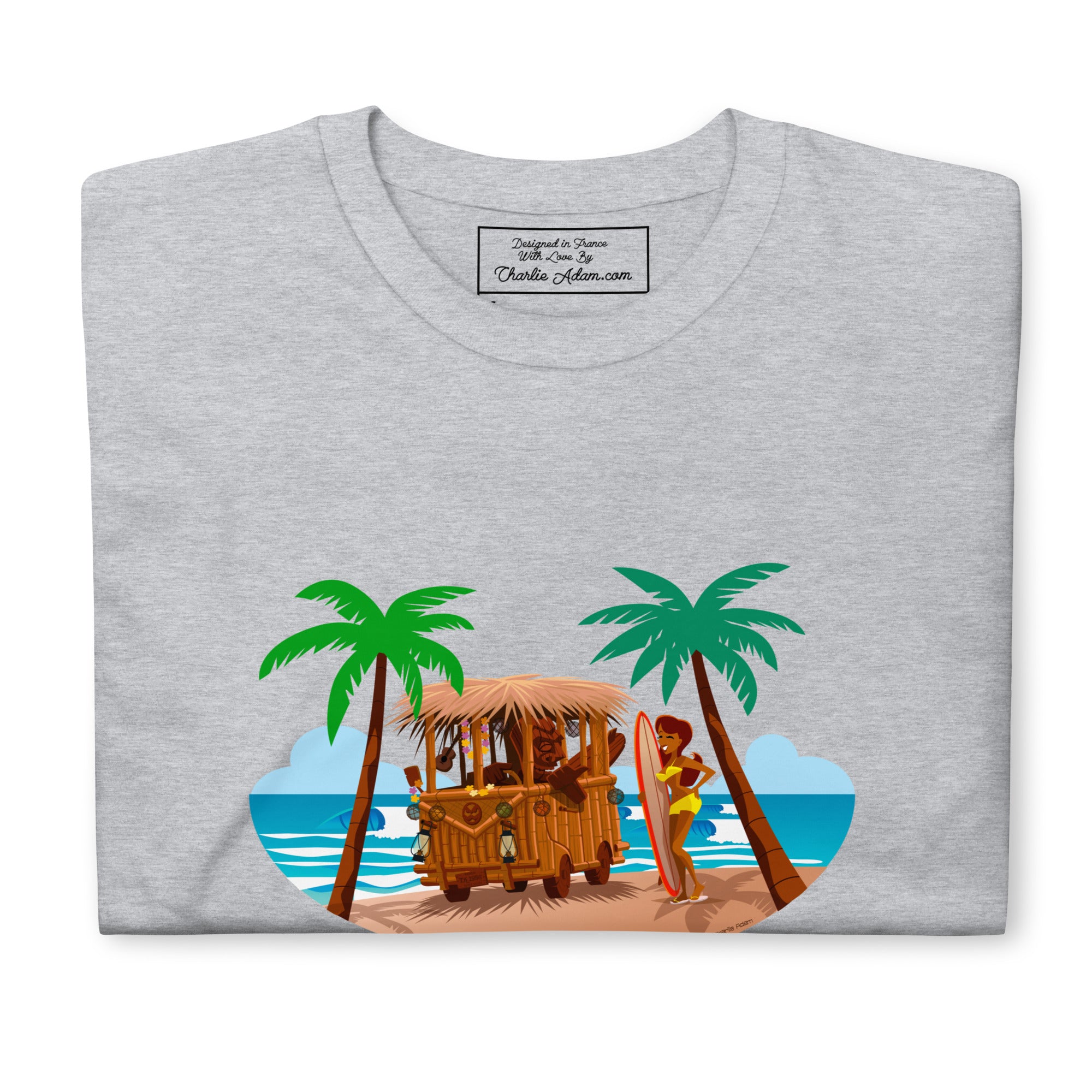 T-shirt softstyle en coton Tiki Kombi